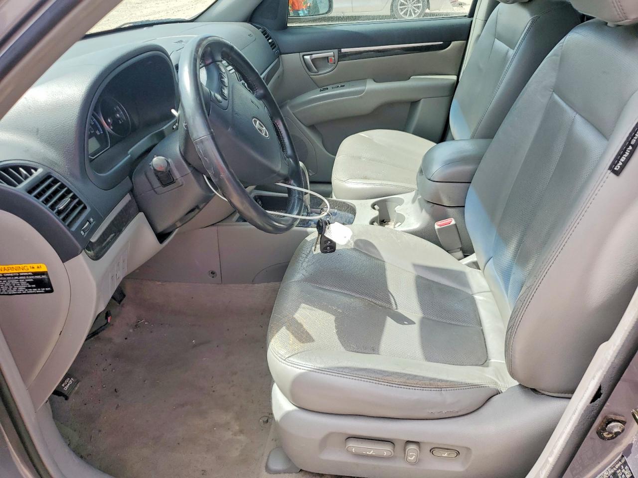 2007 Hyundai Santa Fe Gray vin: 5NMSH13EX7H022869