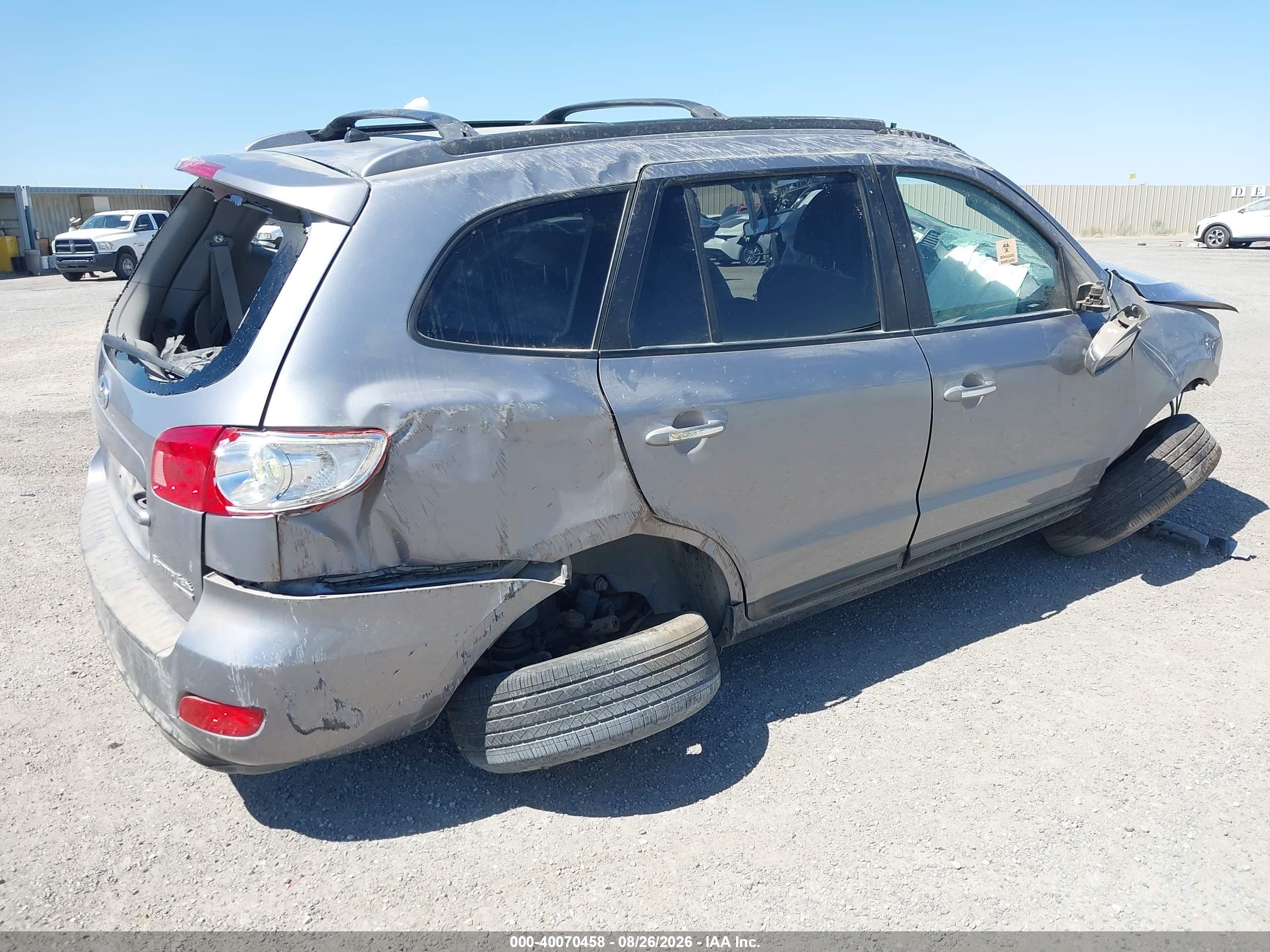 2007 Hyundai Santa Fe Limited/se Silver vin: 5NMSH13EX7H023035