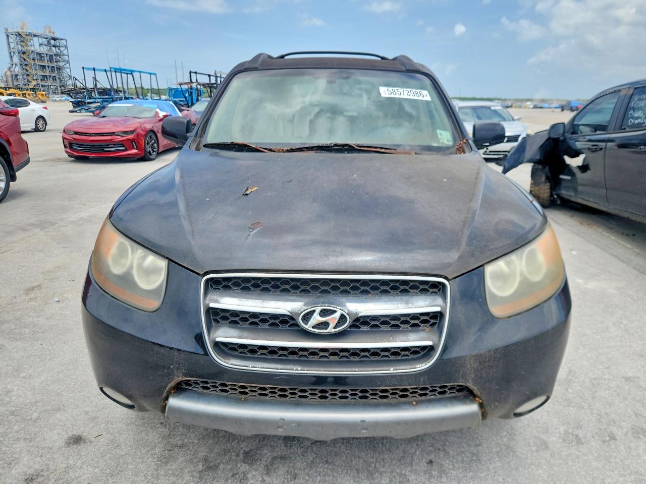 2007 Hyundai Santa Fe Se Black vin: 5NMSH13EX7H032995