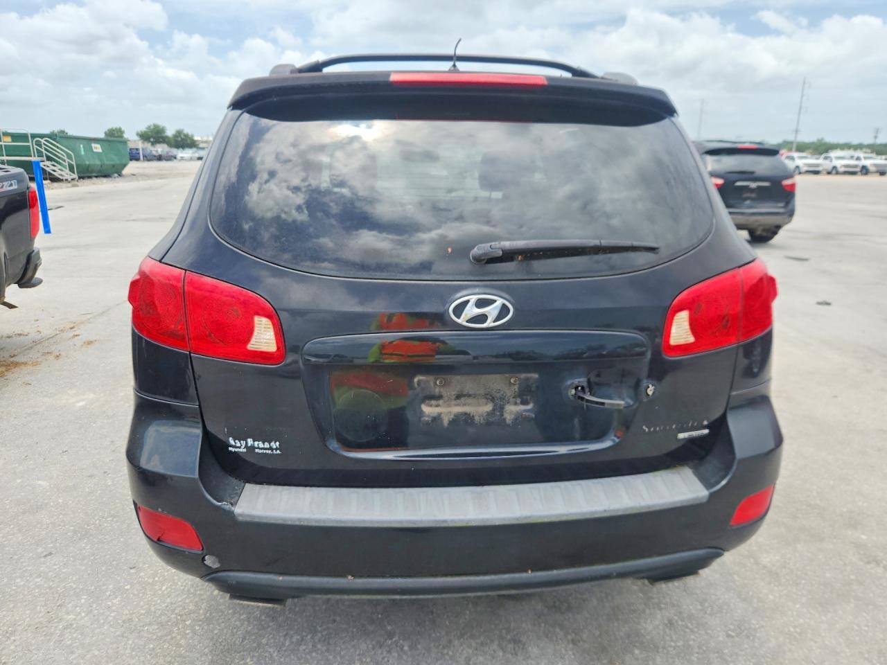 2007 Hyundai Santa Fe Se Black vin: 5NMSH13EX7H032995