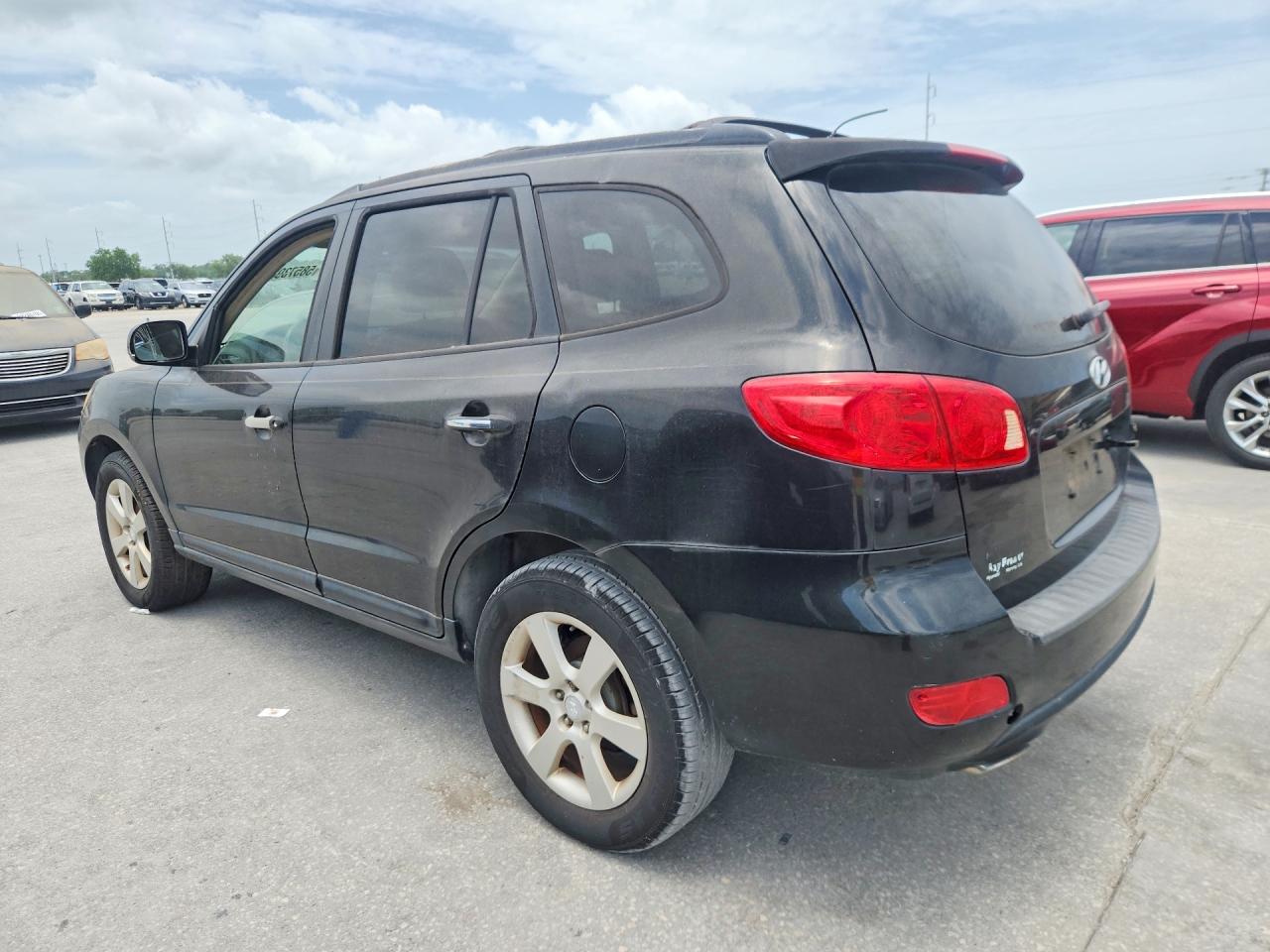 2007 Hyundai Santa Fe Se Black vin: 5NMSH13EX7H032995