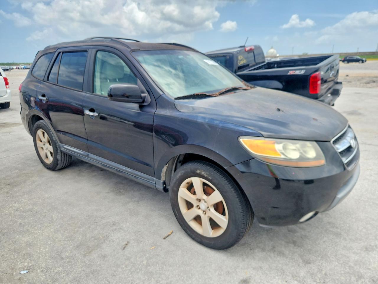 2007 Hyundai Santa Fe Se Black vin: 5NMSH13EX7H032995