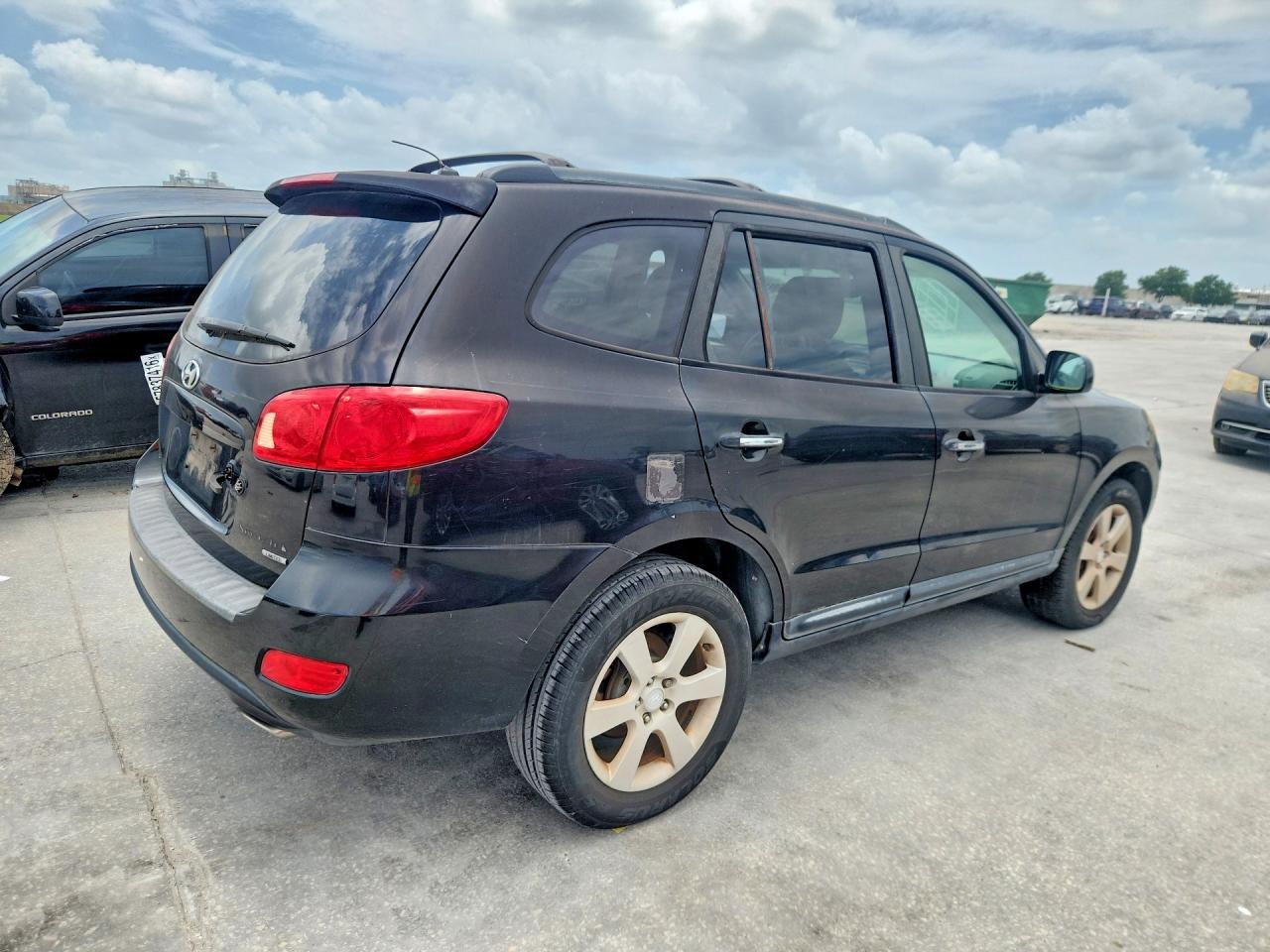 2007 Hyundai Santa Fe Se Black vin: 5NMSH13EX7H032995