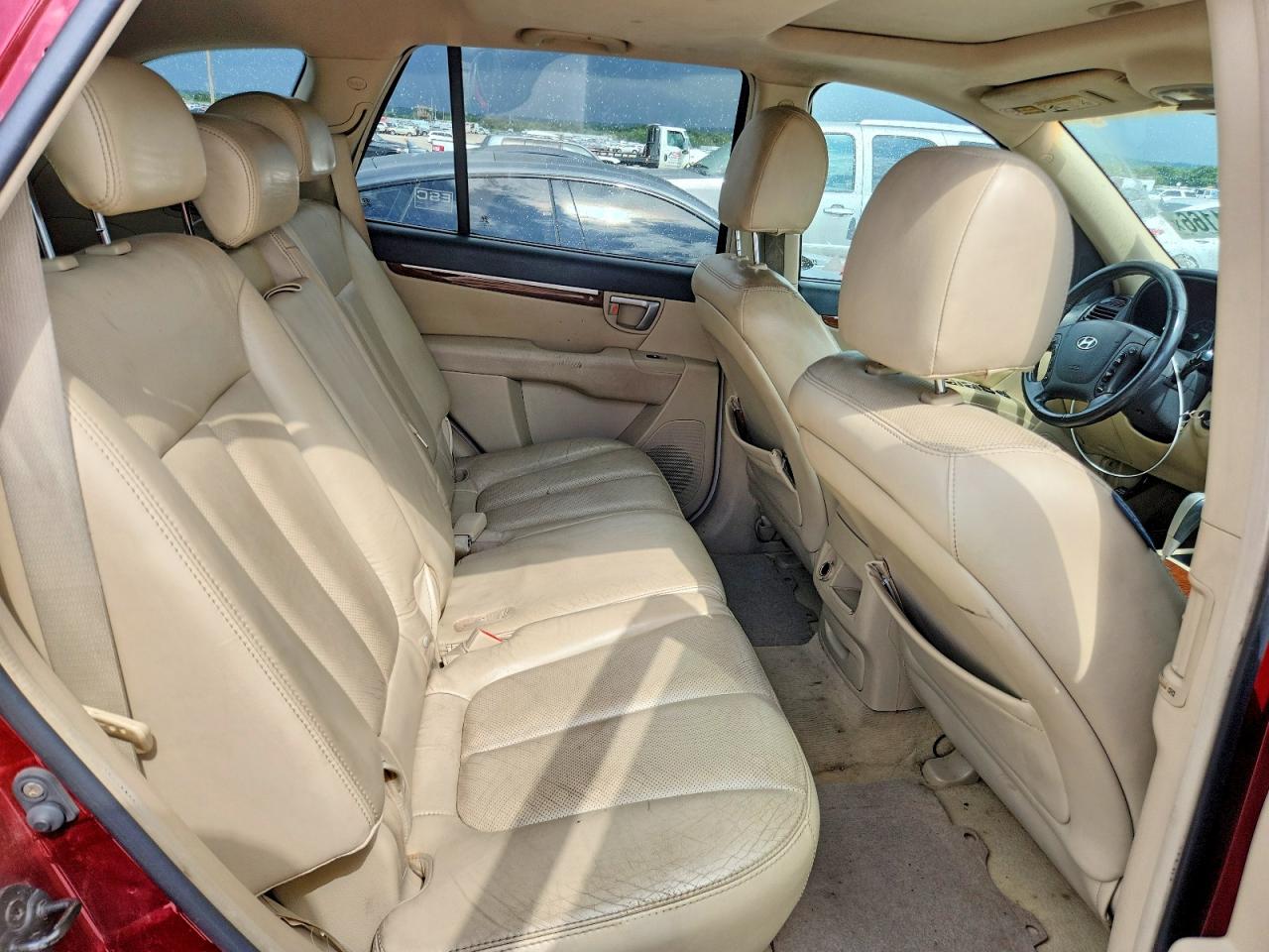 2007 Hyundai Santa Fe Se Burgundy vin: 5NMSH13EX7H060232