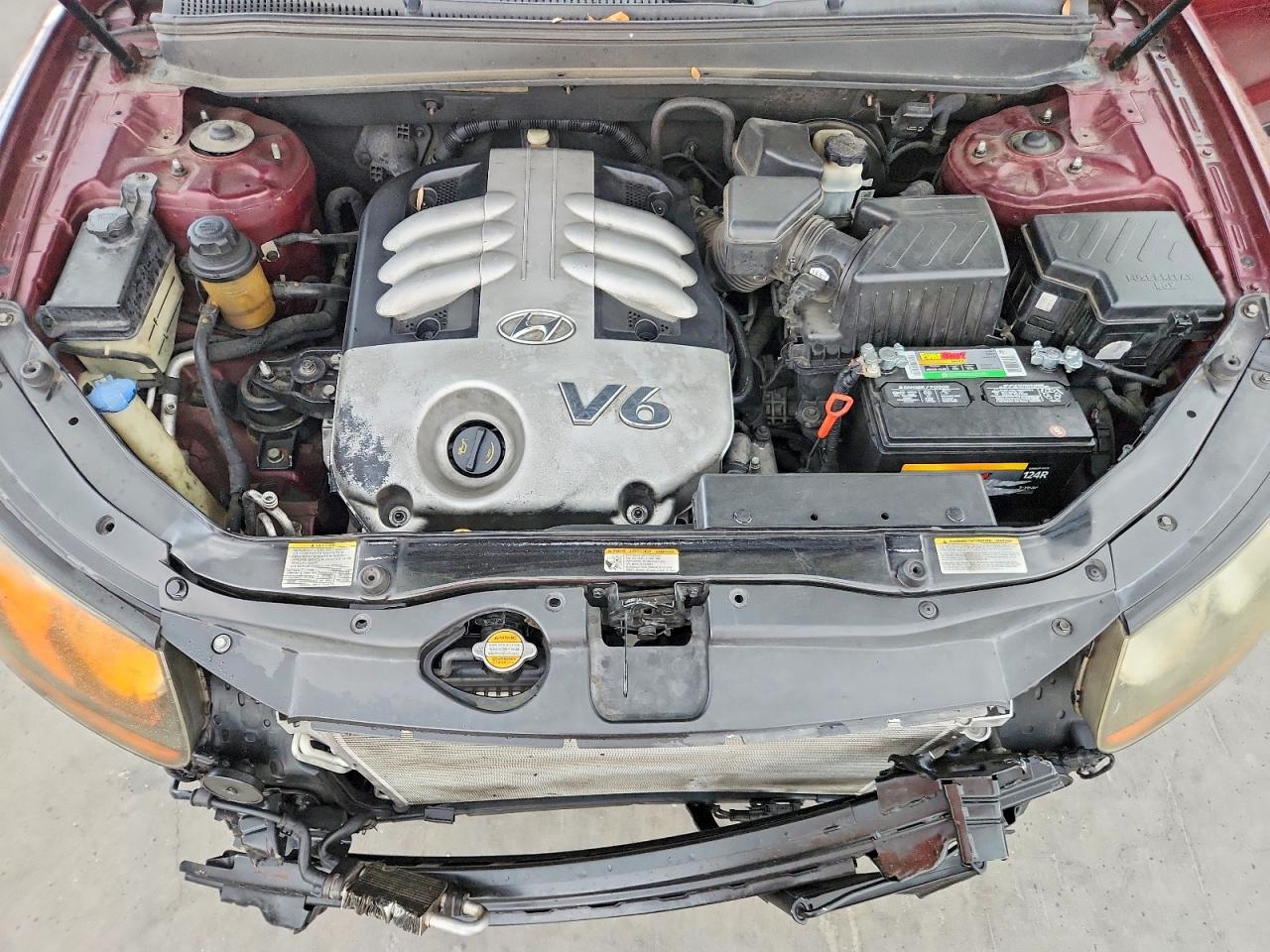 2007 Hyundai Santa Fe Se Burgundy vin: 5NMSH13EX7H060232