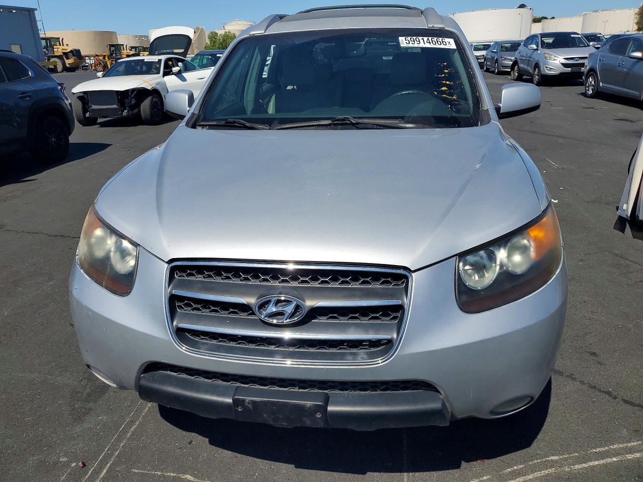 2007 Hyundai Santa Fe Se Silver vin: 5NMSH13EX7H068556