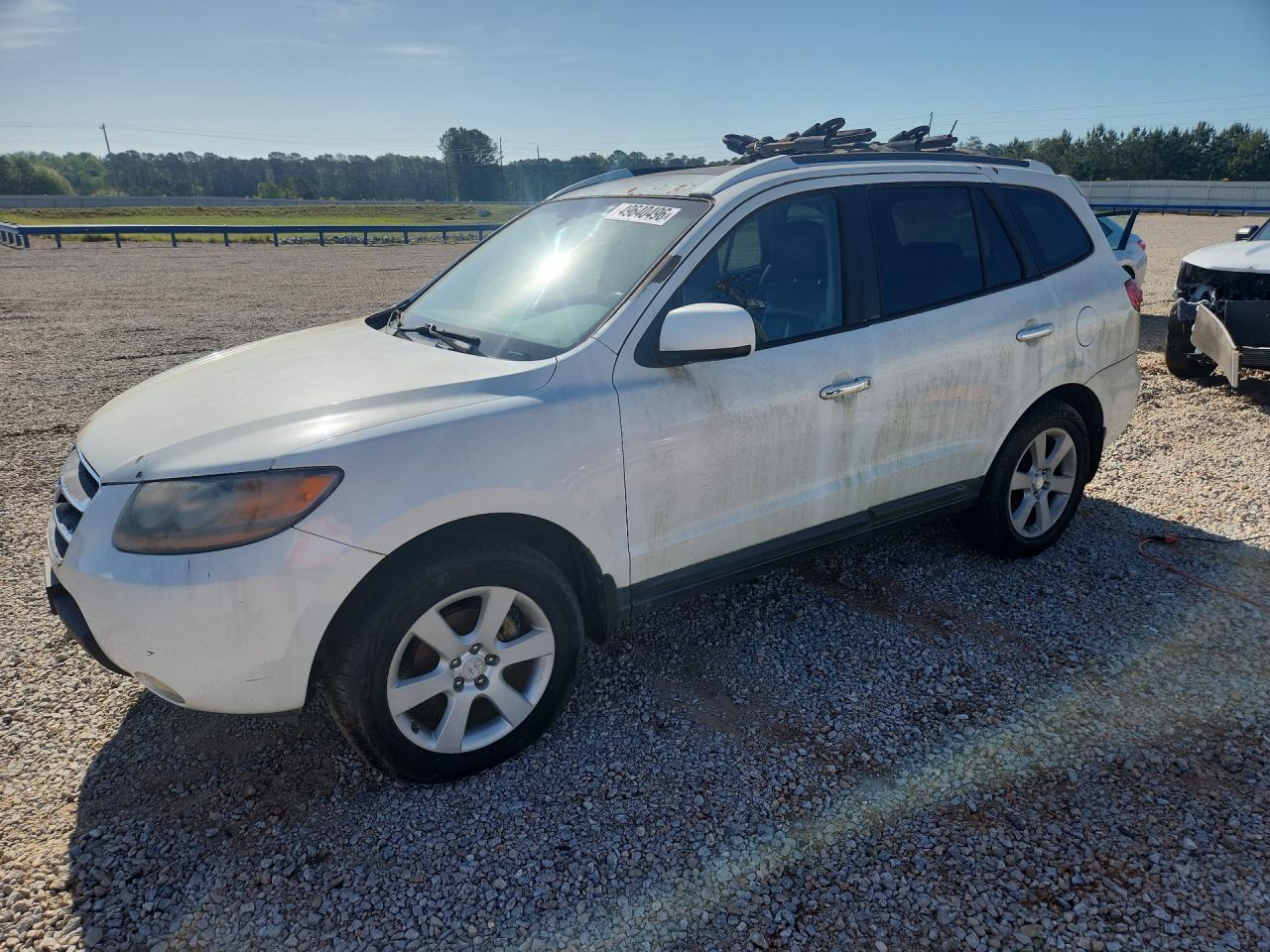2008 Hyundai Santa Fe Se White vin: 5NMSH13EX8H143967