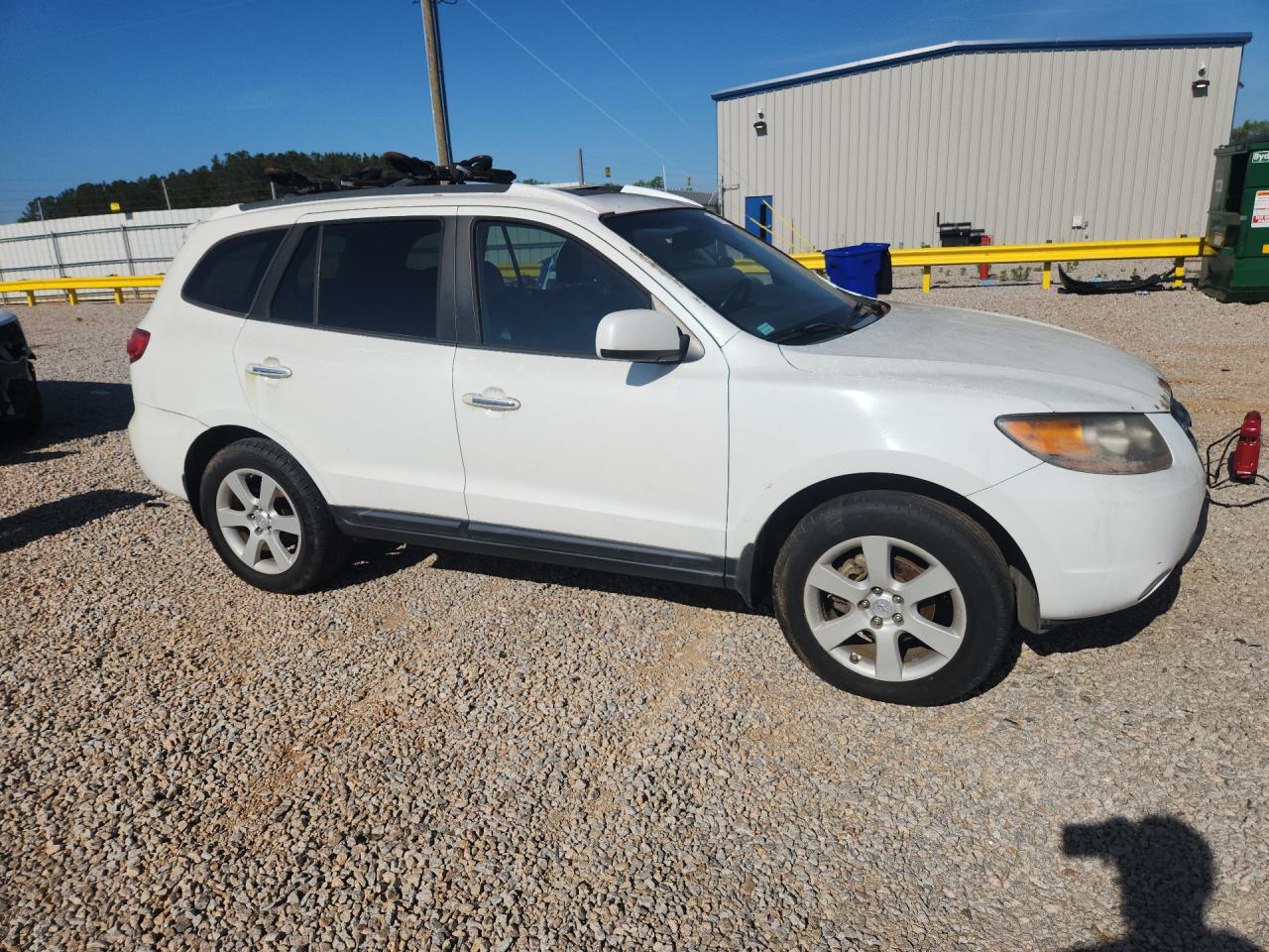 2008 Hyundai Santa Fe Se White vin: 5NMSH13EX8H143967