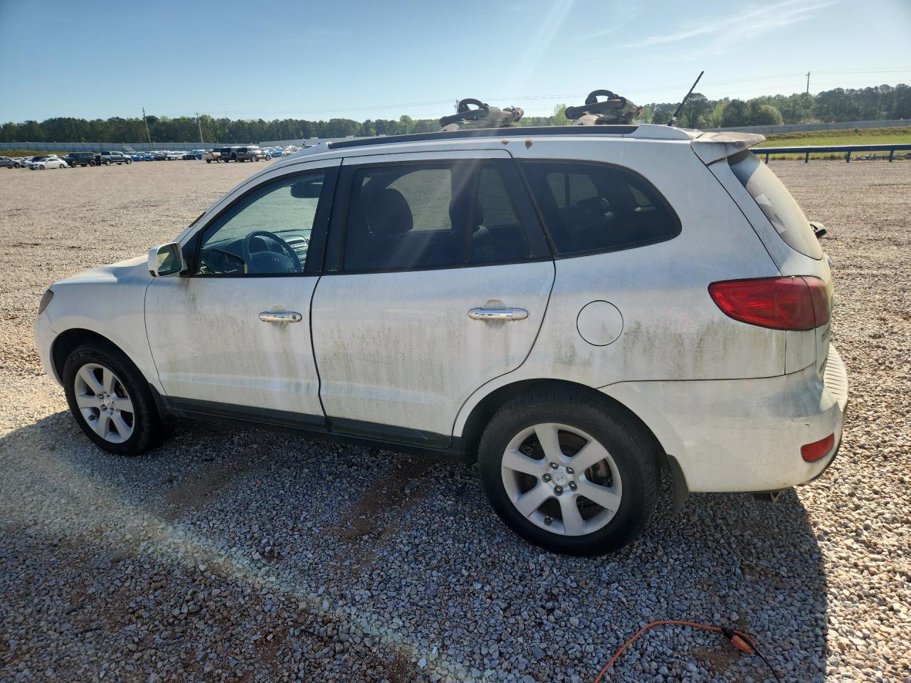 2008 Hyundai Santa Fe Se White vin: 5NMSH13EX8H143967