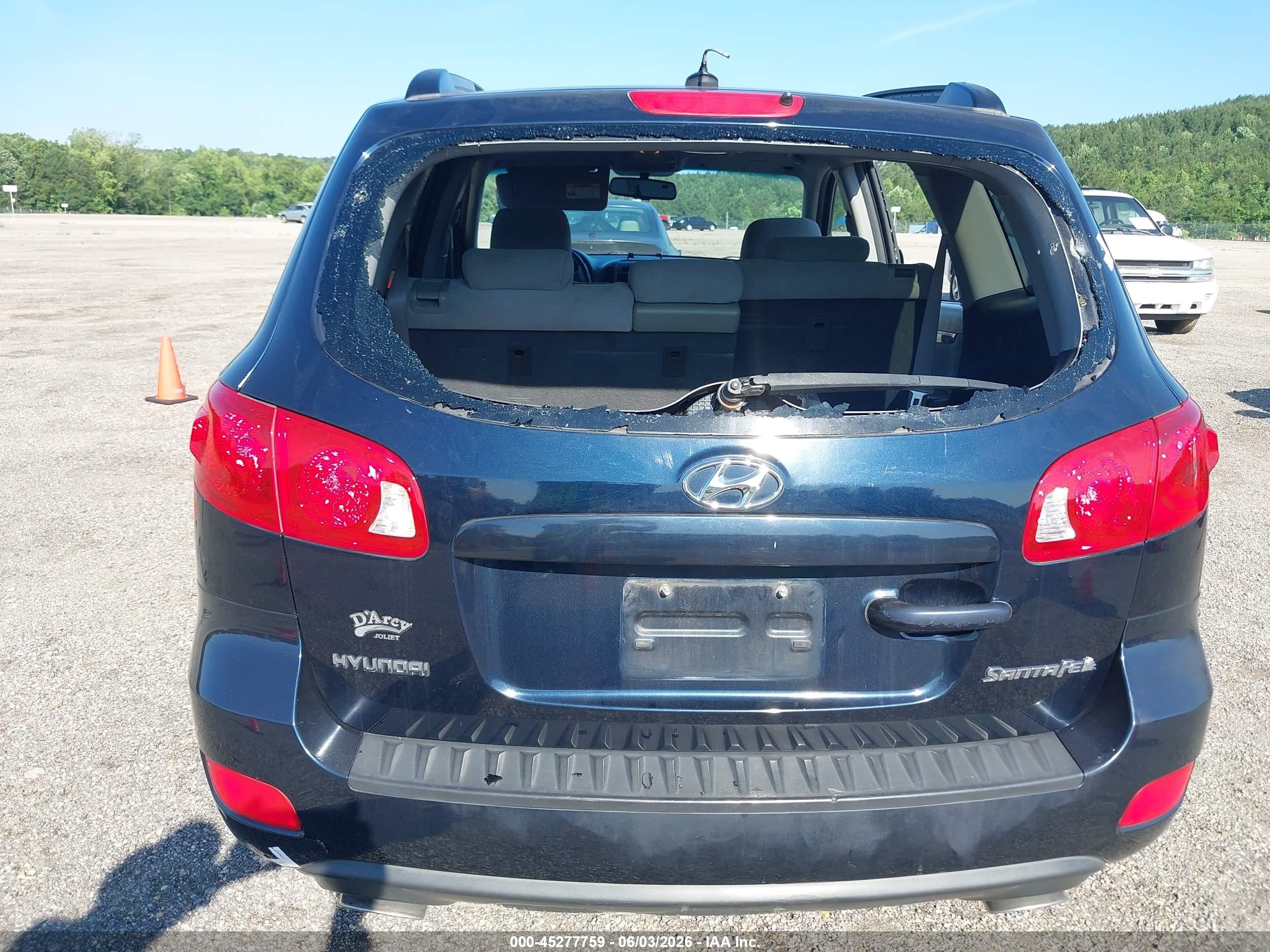 2008 Hyundai Santa Fe Limited/se Black vin: 5NMSH13EX8H189363