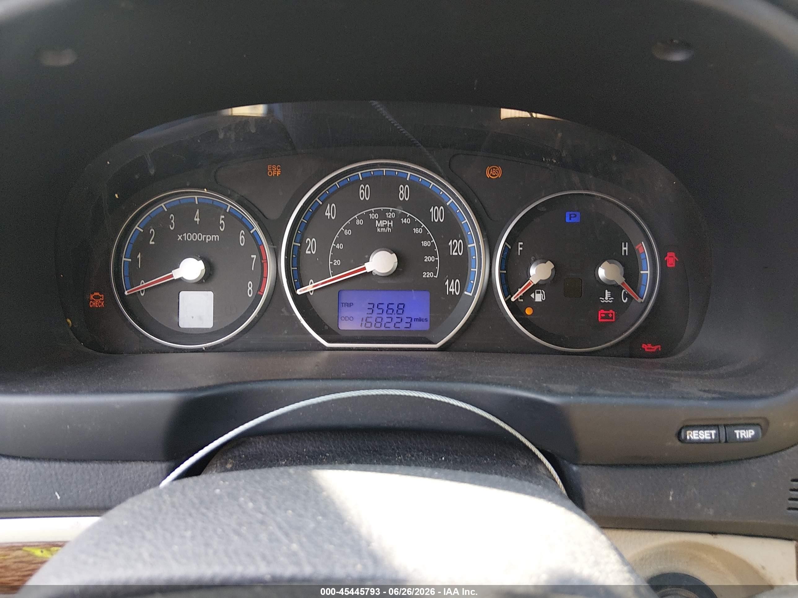 2008 Hyundai Santa Fe Limited/se Blue vin: 5NMSH13EX8H195423