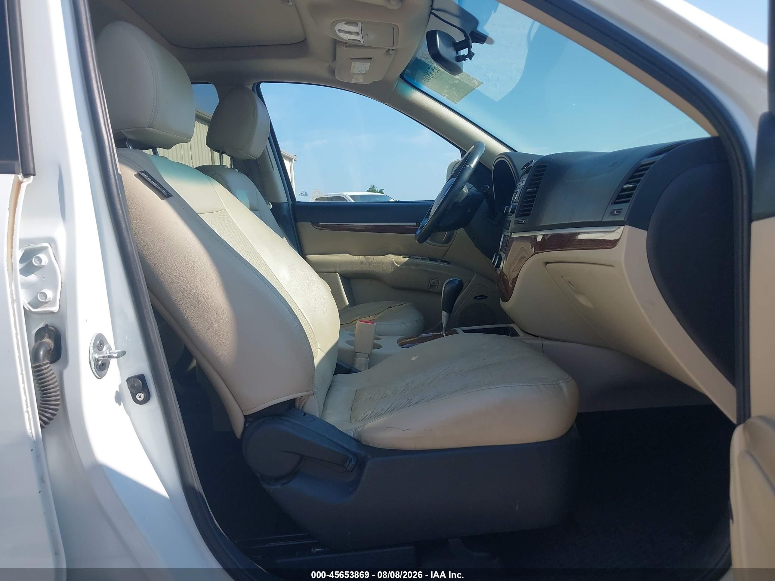 2008 Hyundai Santa Fe Limited/se Белый vin: 5NMSH13EX8H212978