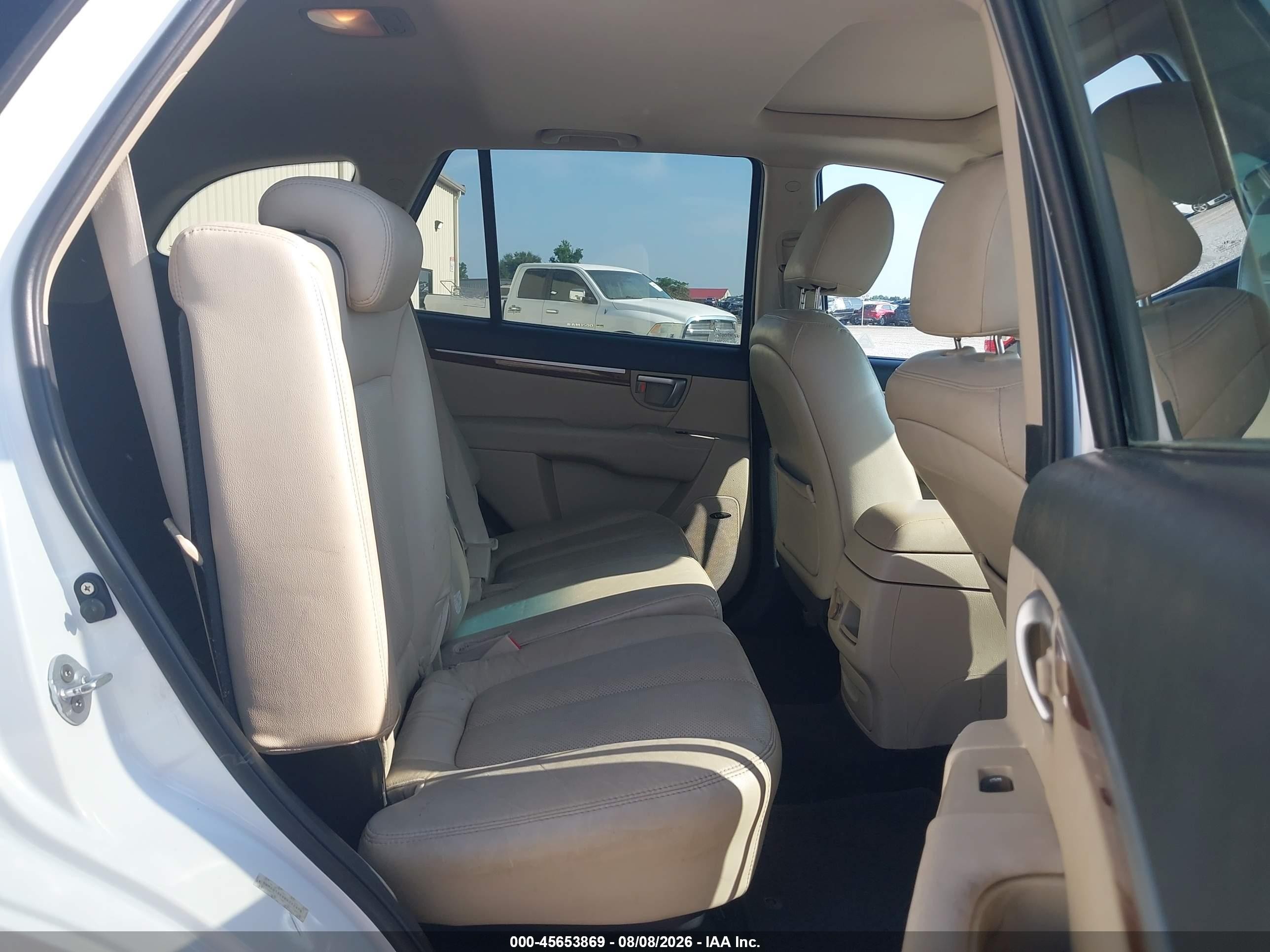 2008 Hyundai Santa Fe Limited/se Белый vin: 5NMSH13EX8H212978
