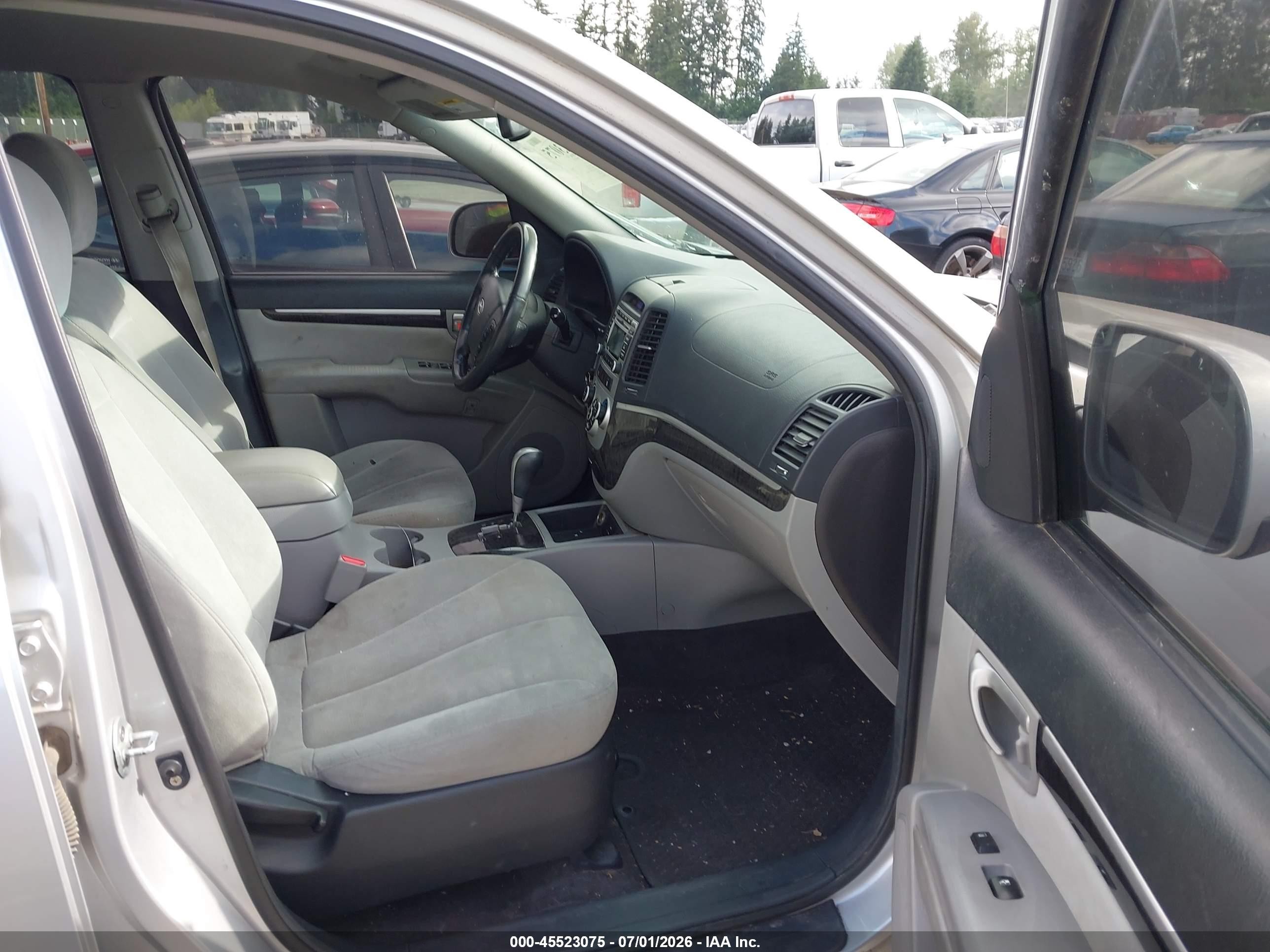 2009 Hyundai Santa Fe Se Silver vin: 5NMSH13EX9H238577