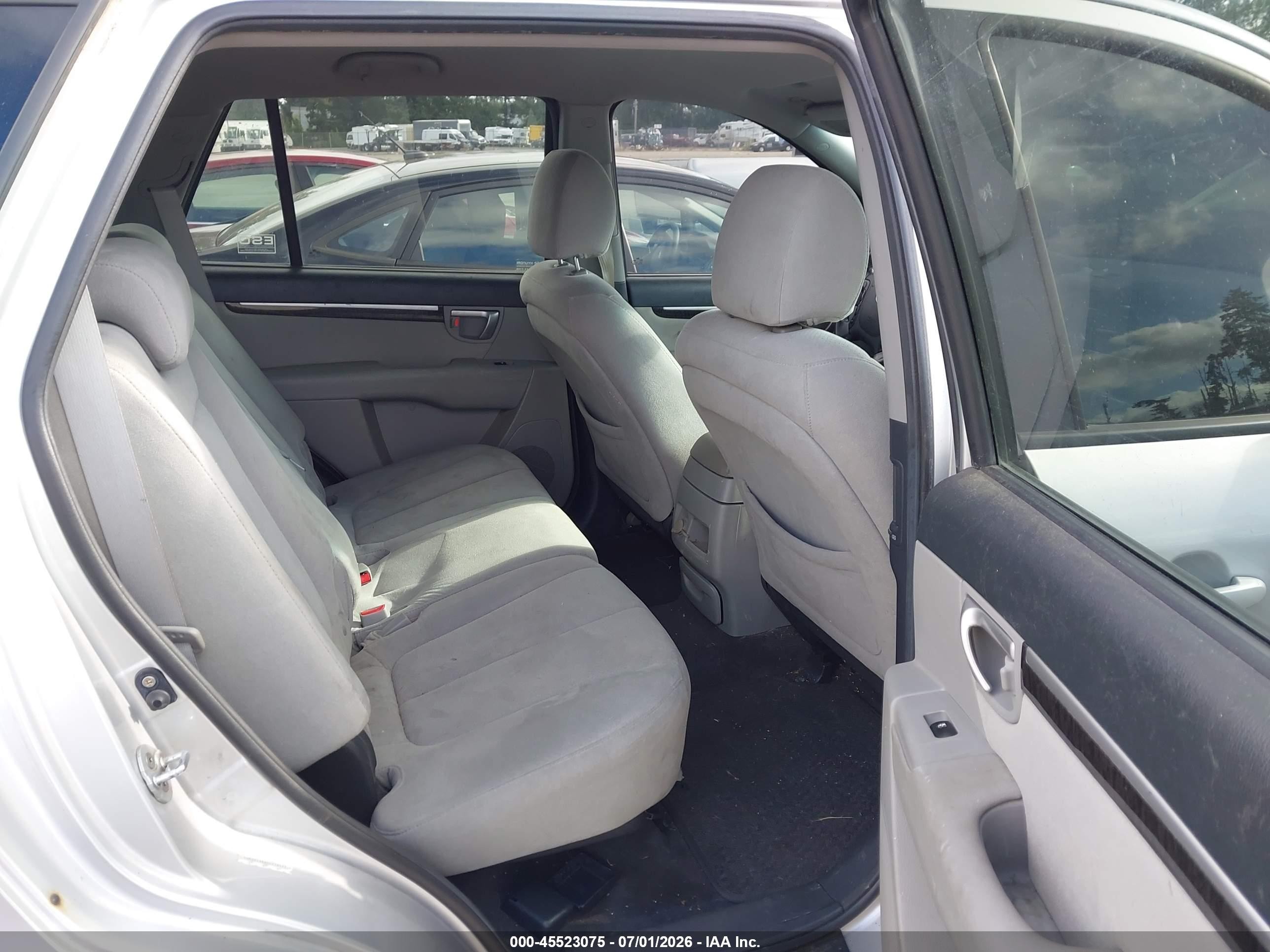 2009 Hyundai Santa Fe Se Silver vin: 5NMSH13EX9H238577