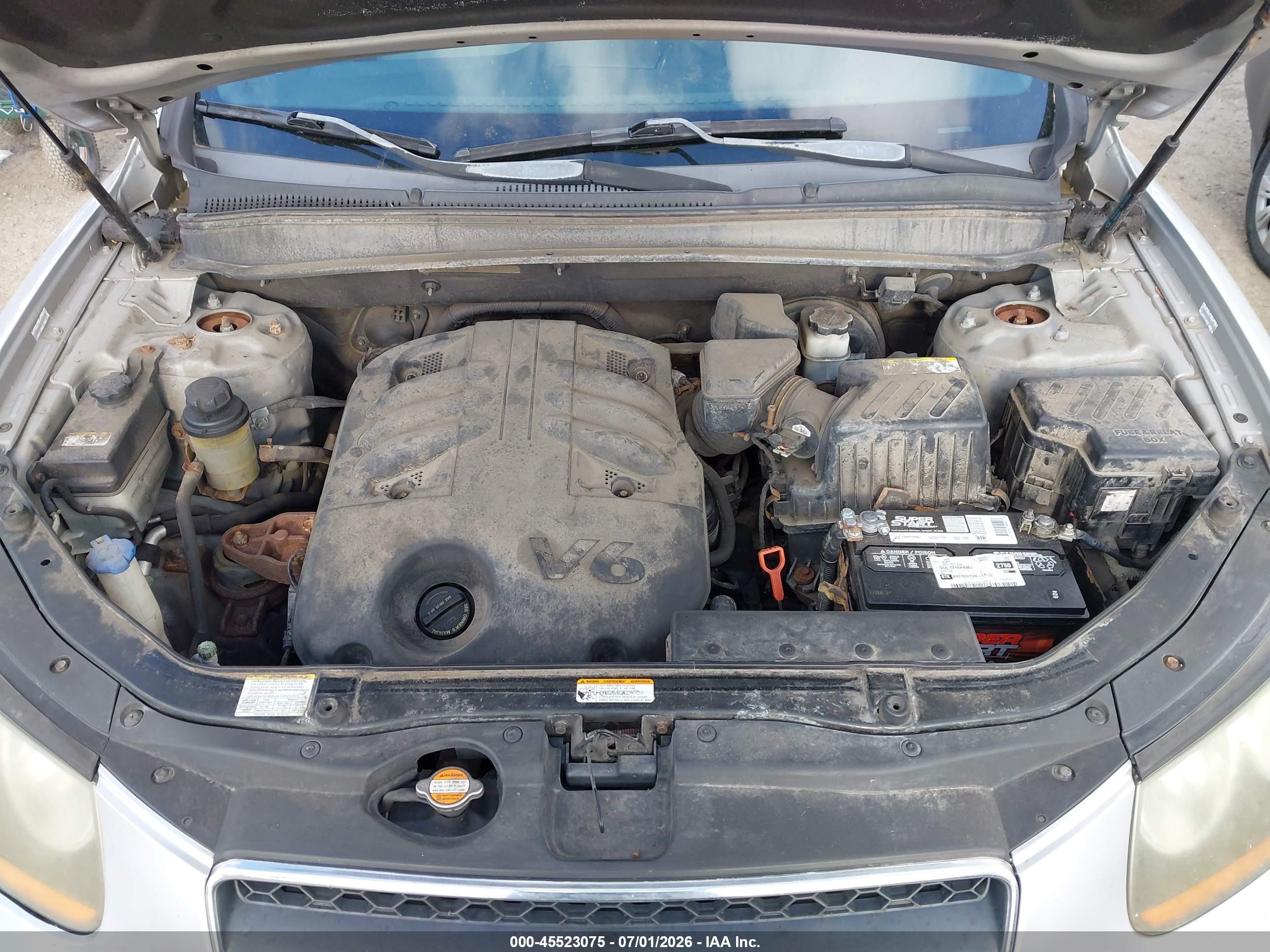 2009 Hyundai Santa Fe Se Silver vin: 5NMSH13EX9H238577