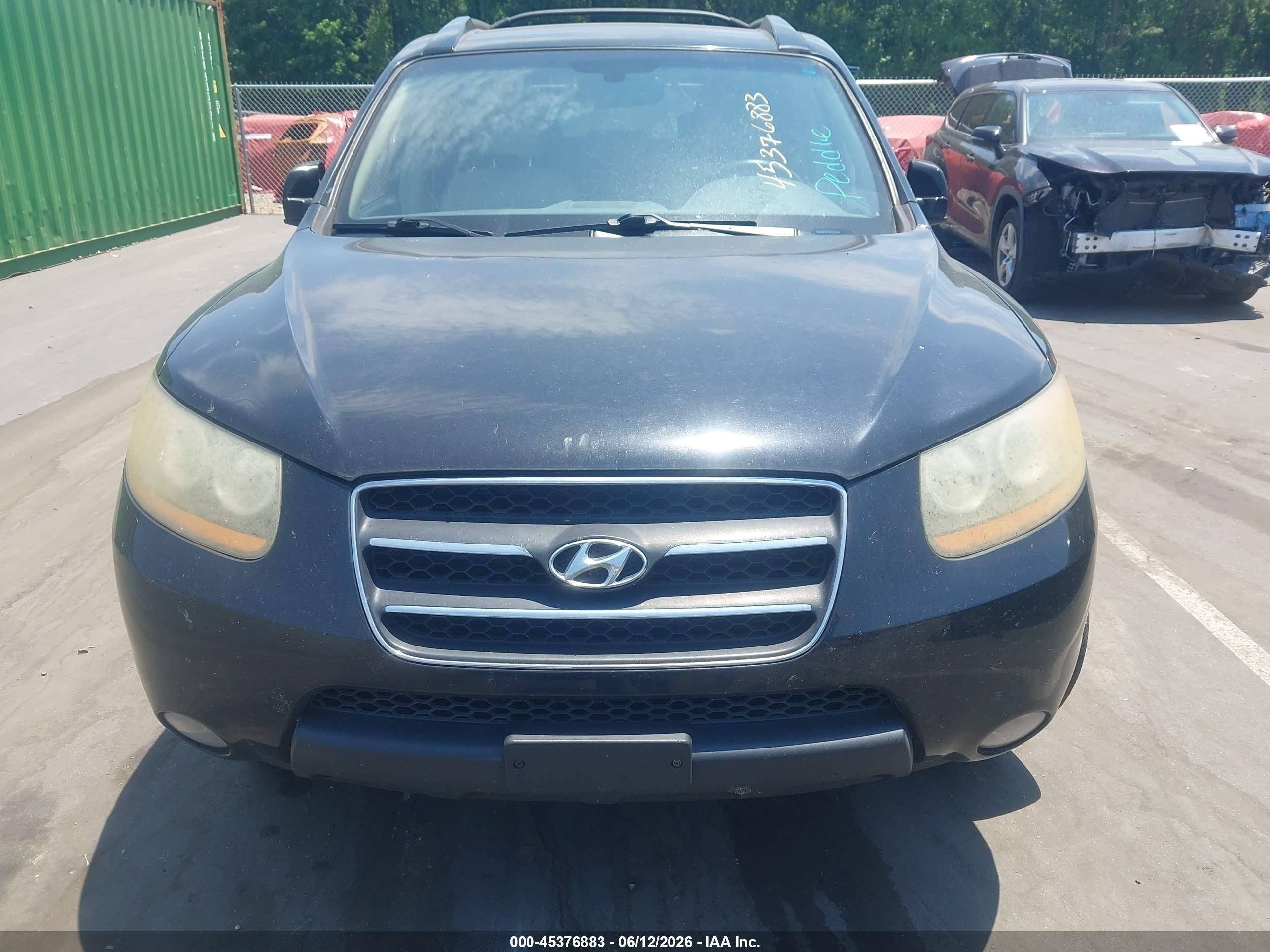 2009 Hyundai Santa Fe Limited Черный vin: 5NMSH13EX9H284085