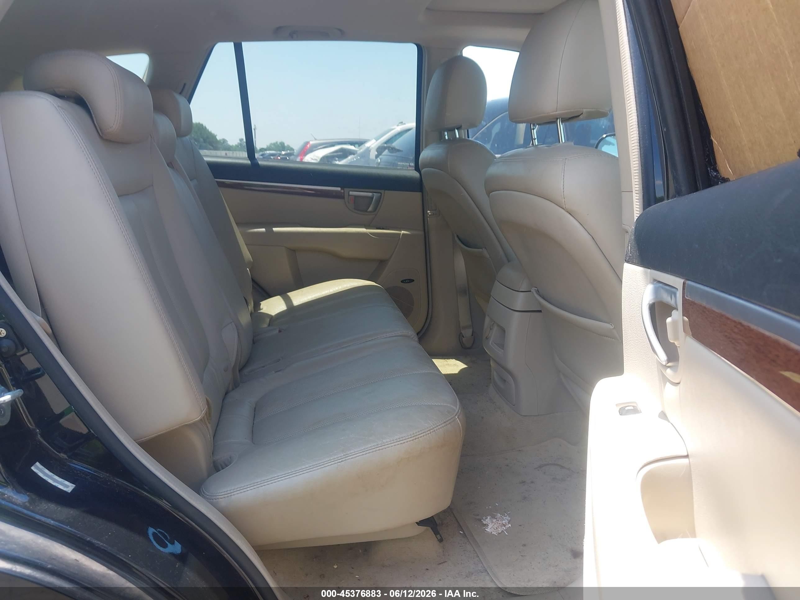 2009 Hyundai Santa Fe Limited Черный vin: 5NMSH13EX9H284085