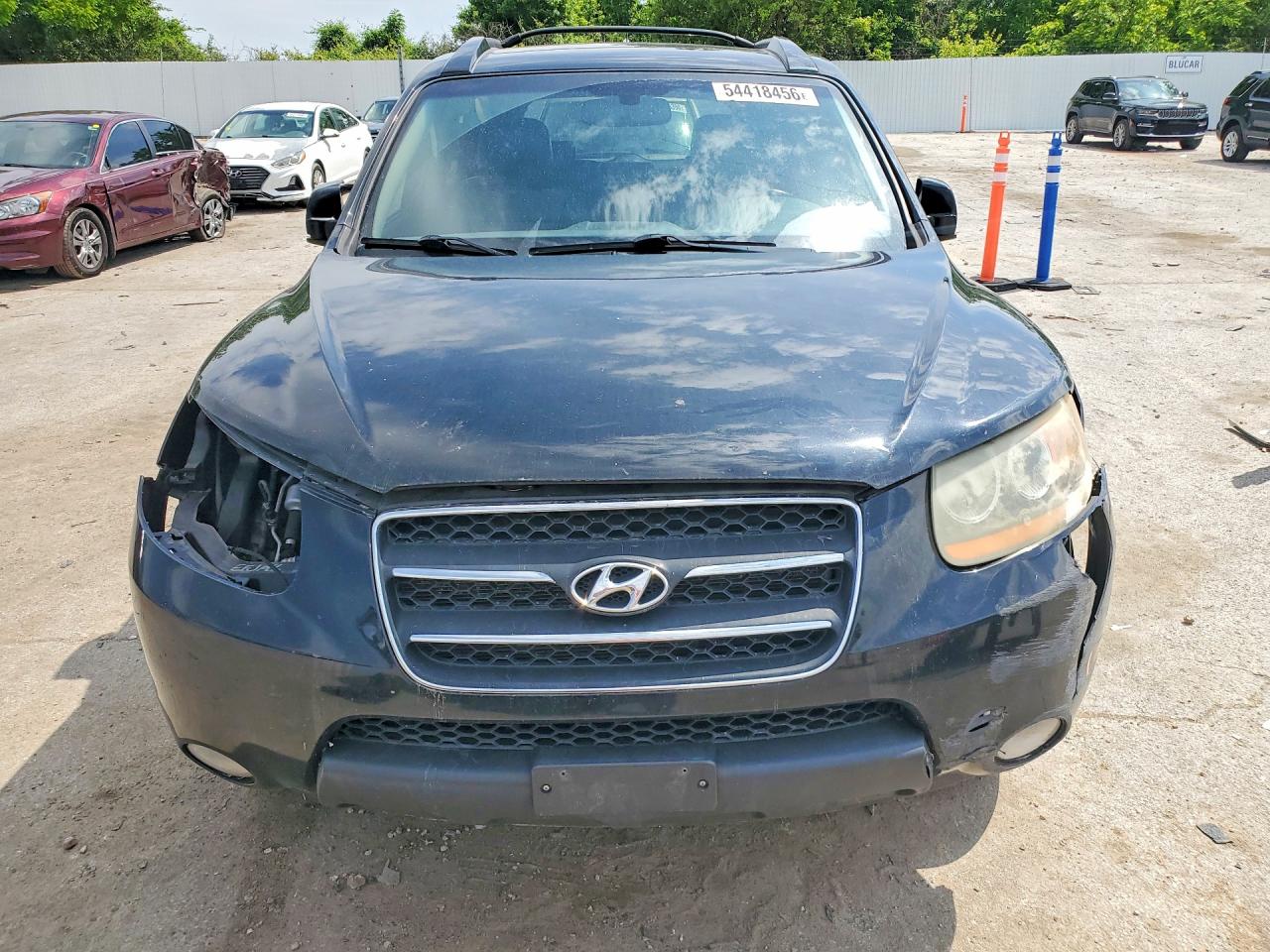 2009 Hyundai Santa Fe Limited Black vin: 5NMSH13EX9H292400