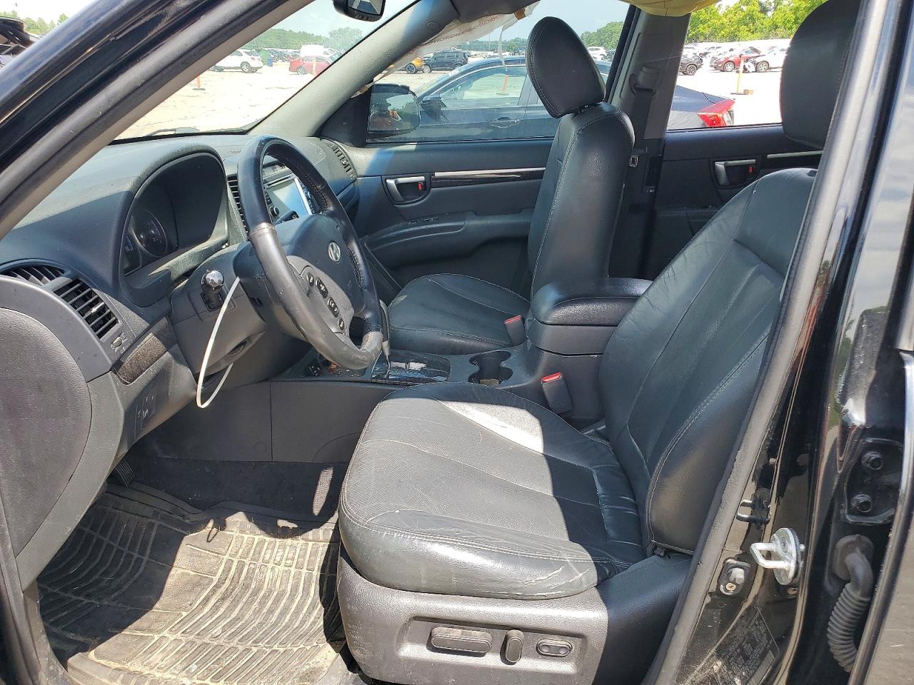 2009 Hyundai Santa Fe Limited Black vin: 5NMSH13EX9H292400