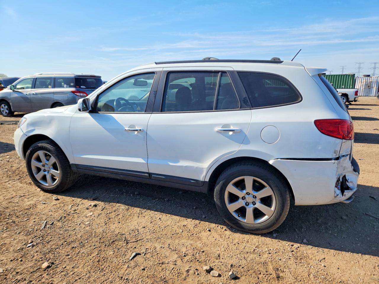 2009 Hyundai Santa Fe Limited Белый vin: 5NMSH13EX9H313567