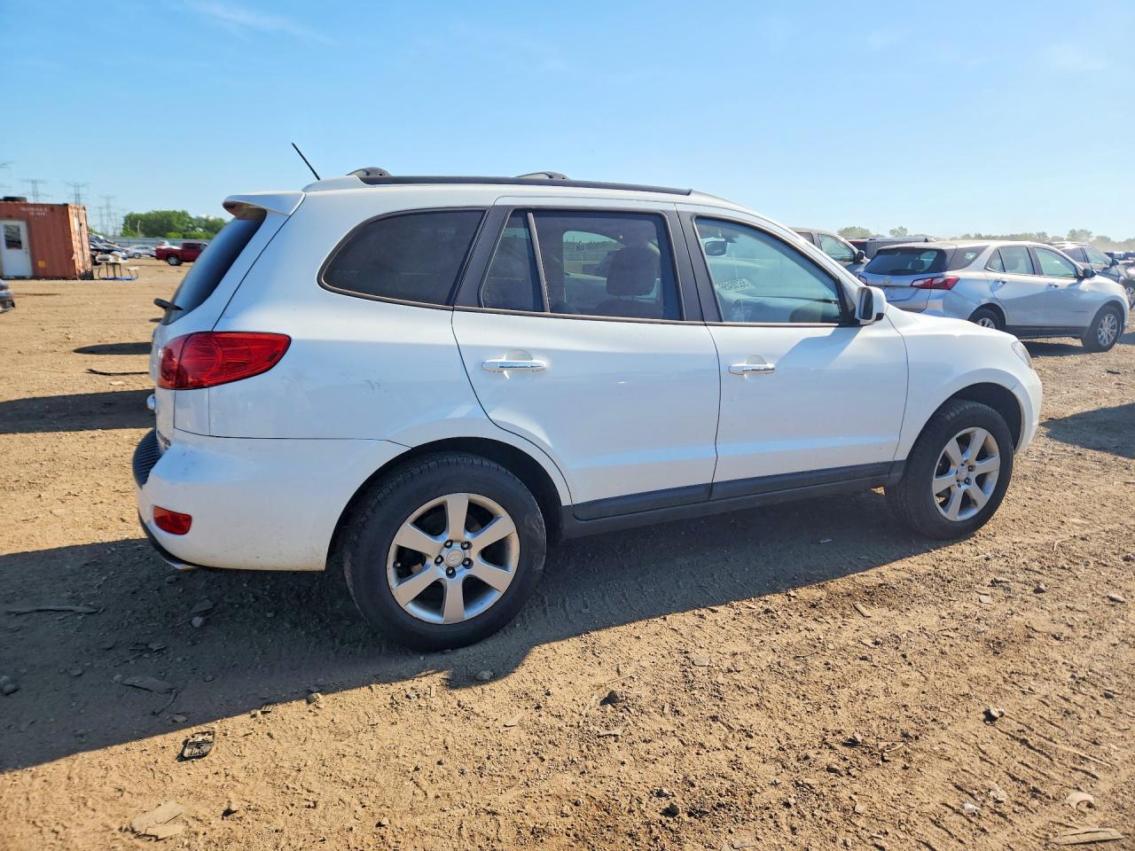 2009 Hyundai Santa Fe Limited Белый vin: 5NMSH13EX9H313567