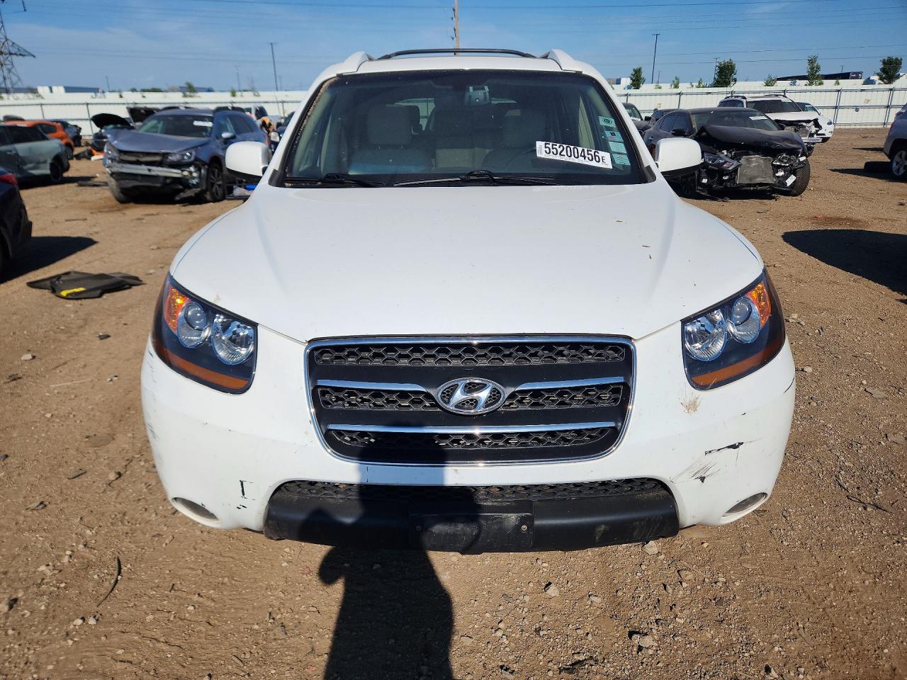 2009 Hyundai Santa Fe Limited Белый vin: 5NMSH13EX9H313567