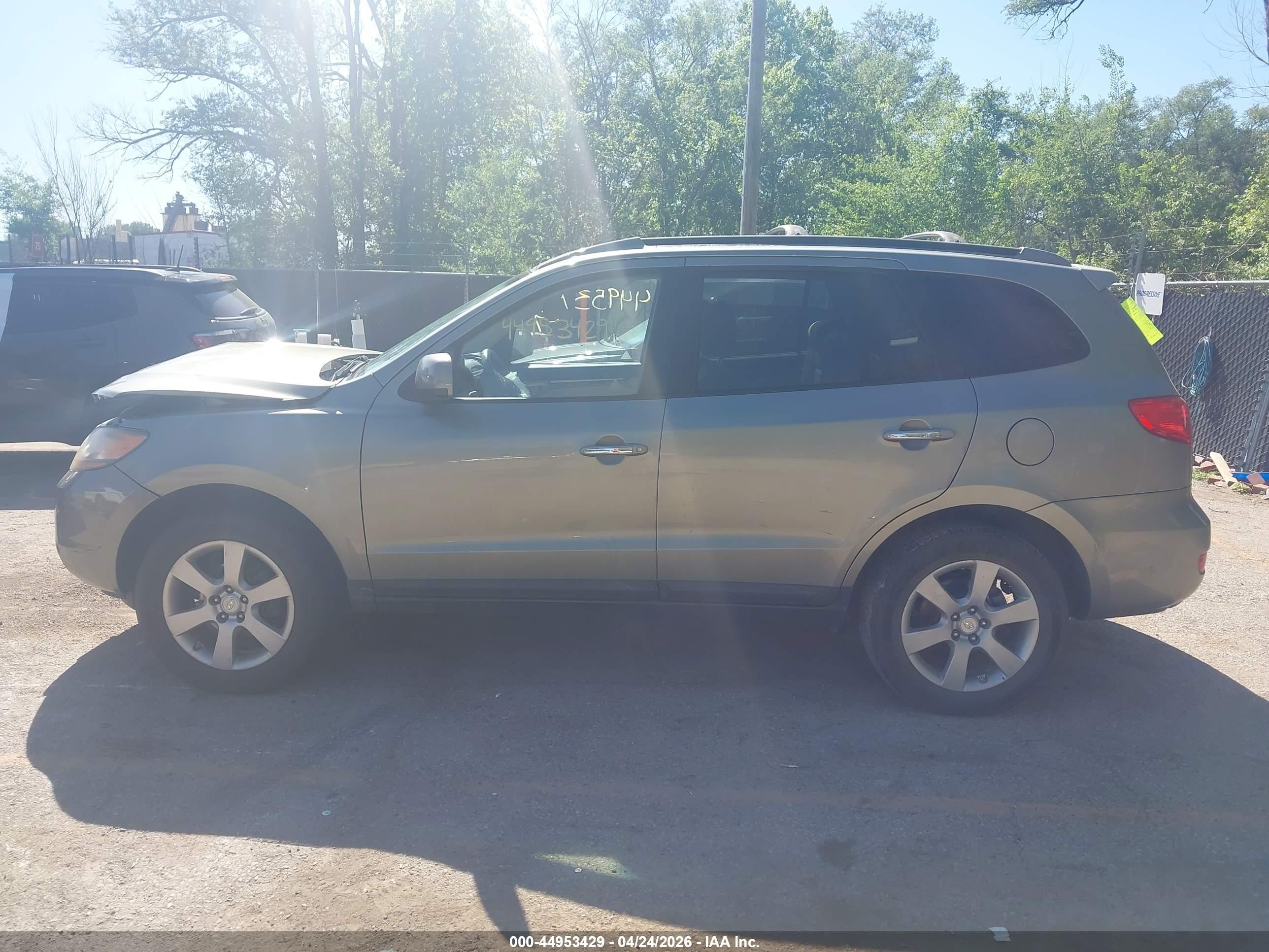 2009 Hyundai Santa Fe Limited Green vin: 5NMSH13EX9H322074