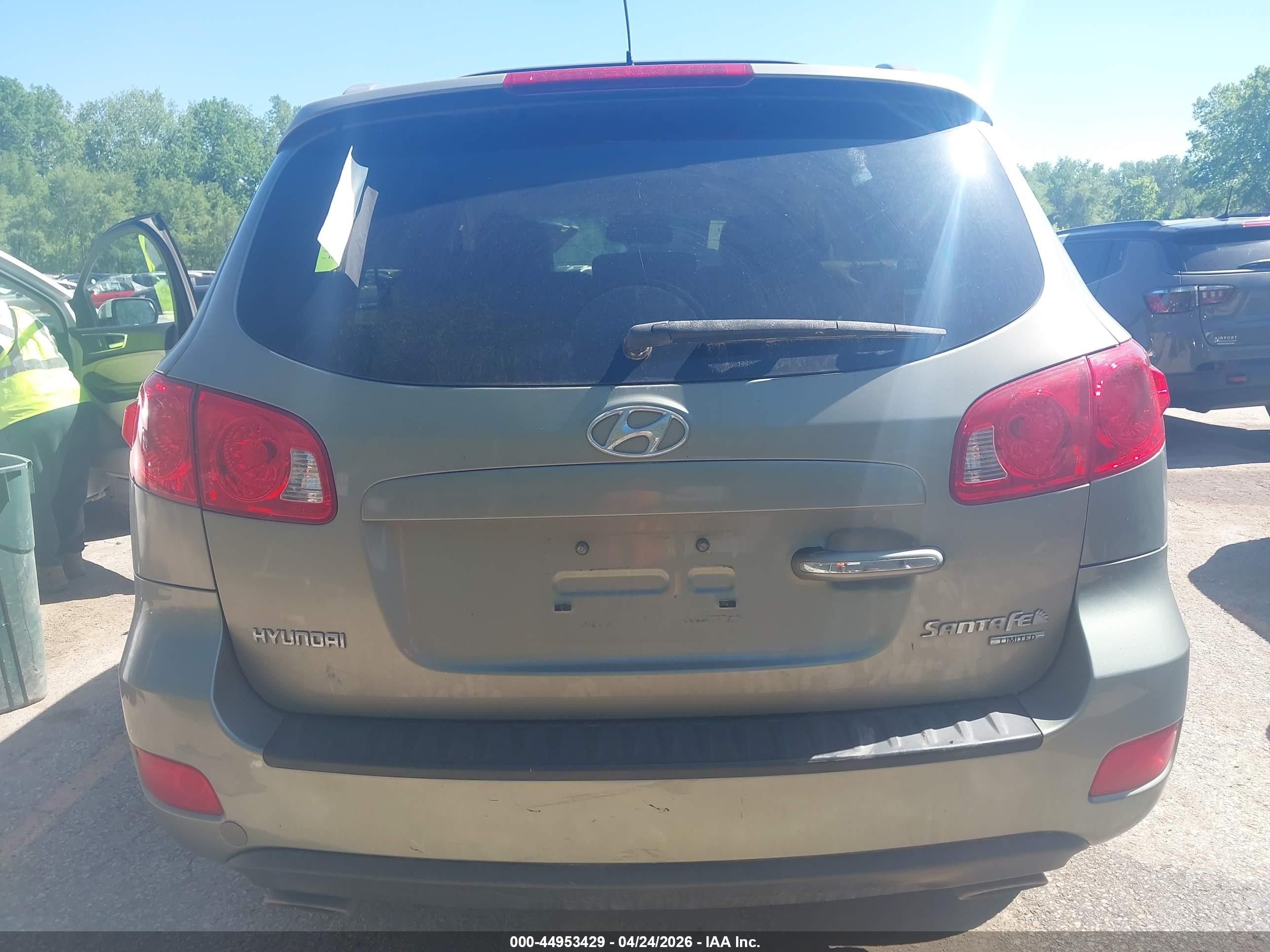 2009 Hyundai Santa Fe Limited Green vin: 5NMSH13EX9H322074