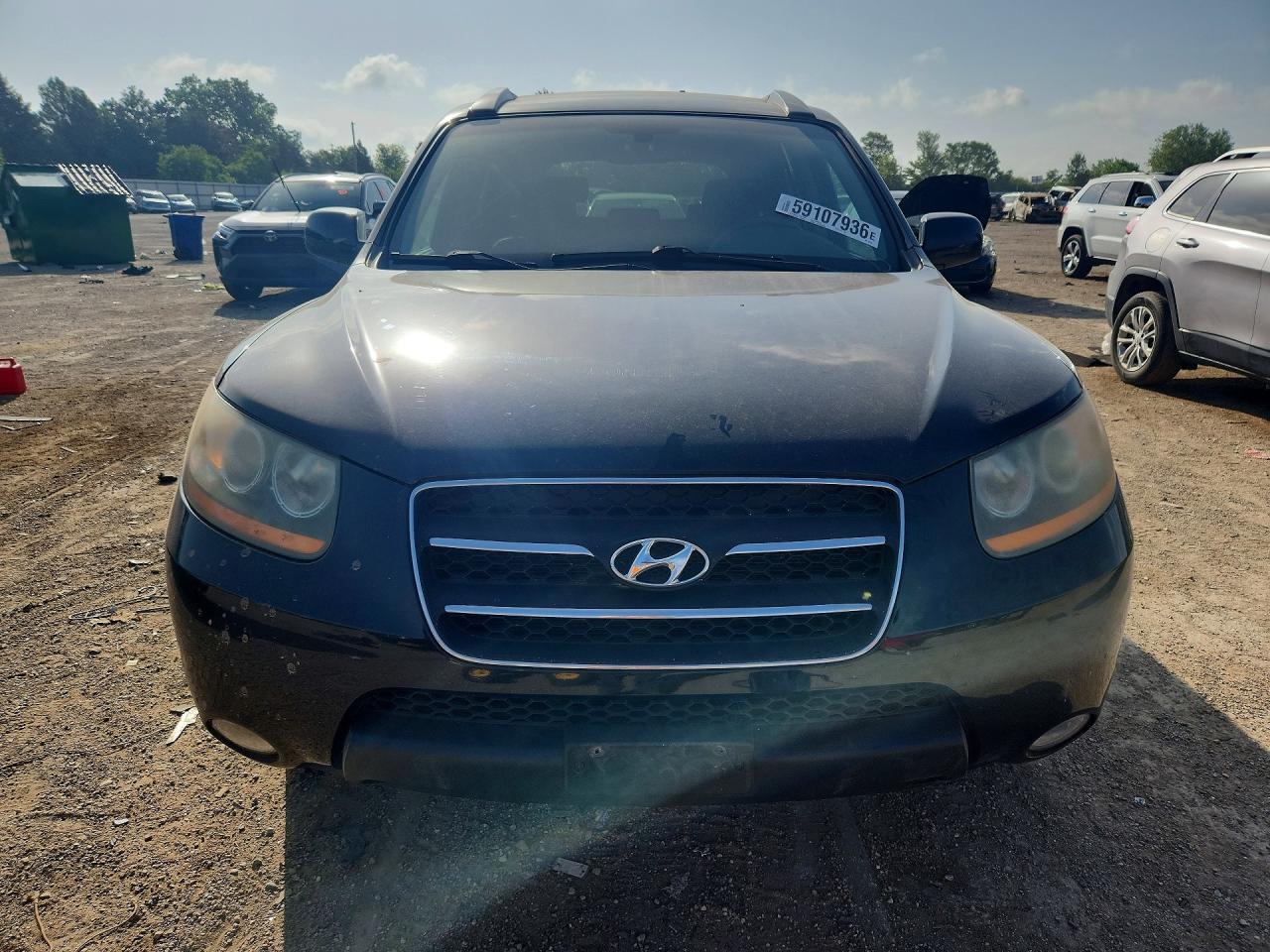 2009 Hyundai Santa Fe Limited Black vin: 5NMSH13EX9H324696