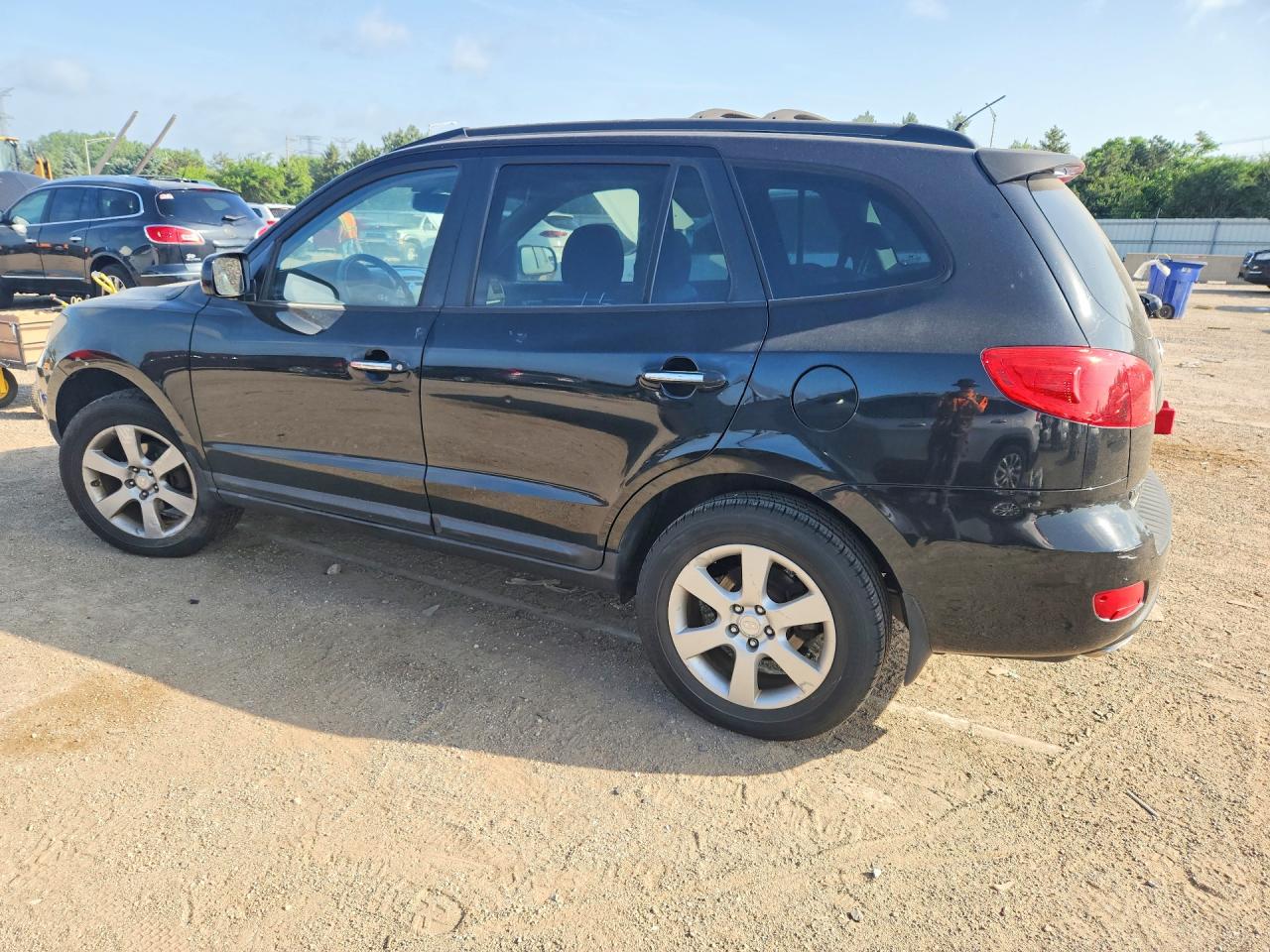 2009 Hyundai Santa Fe Limited Black vin: 5NMSH13EX9H324696