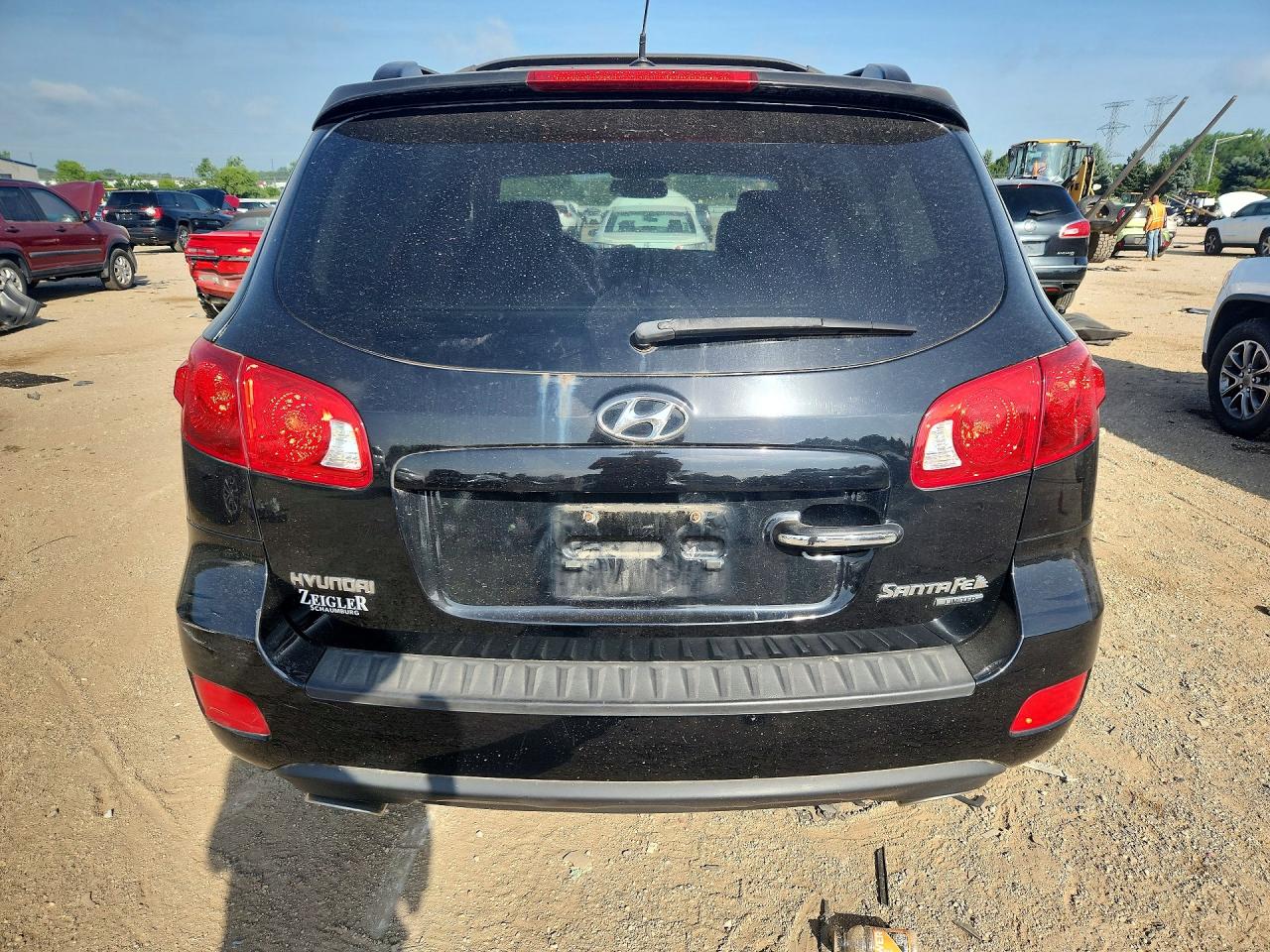 2009 Hyundai Santa Fe Limited Black vin: 5NMSH13EX9H324696
