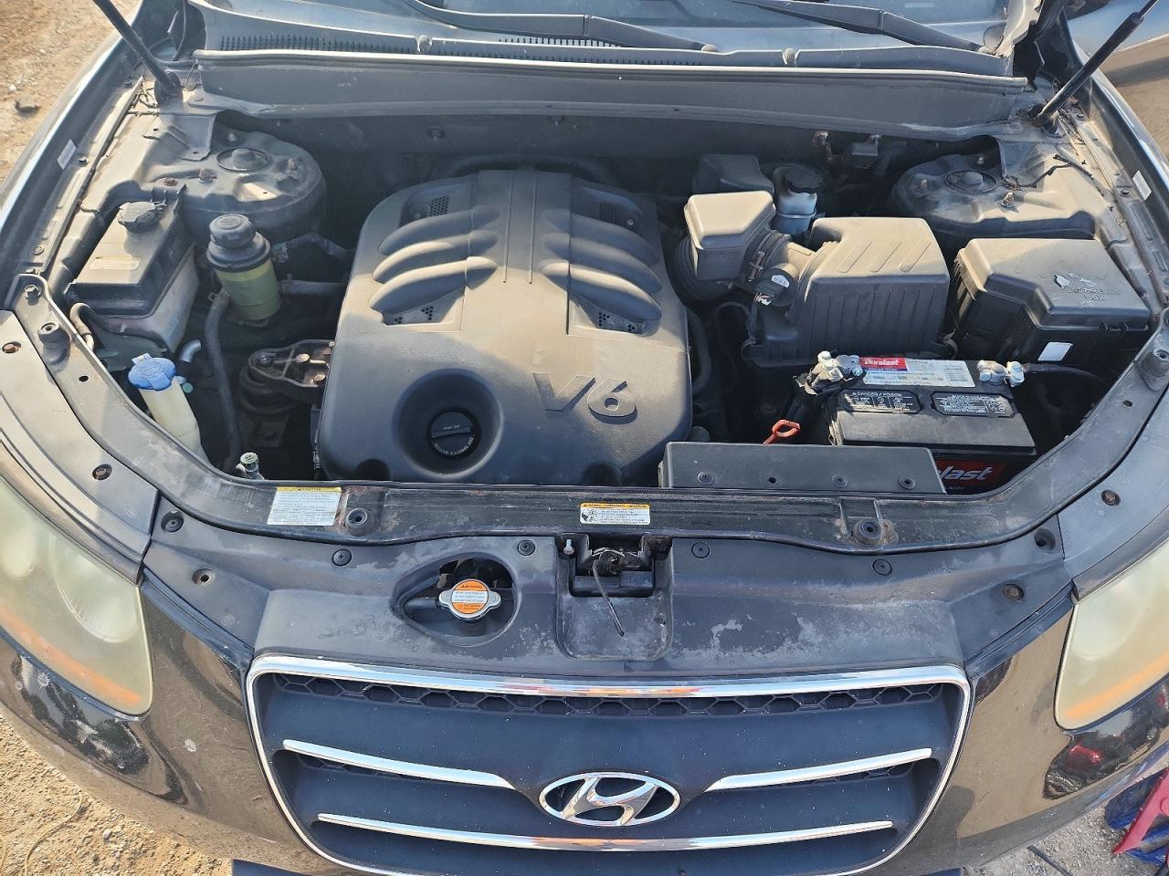 2009 Hyundai Santa Fe Limited Black vin: 5NMSH13EX9H324696