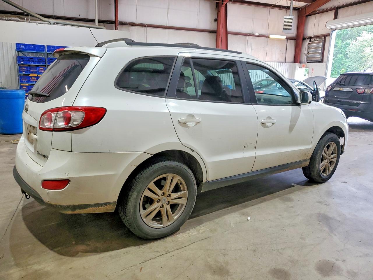 2010 Hyundai Santa Fe Se White vin: 5NMSH4AG0AH373917