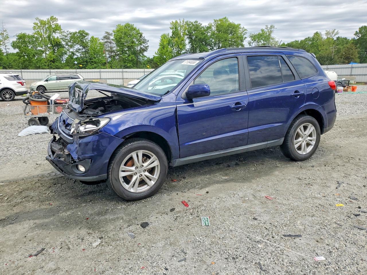 2010 Hyundai Santa Fe Se Blue vin: 5NMSH4AG0AH388756