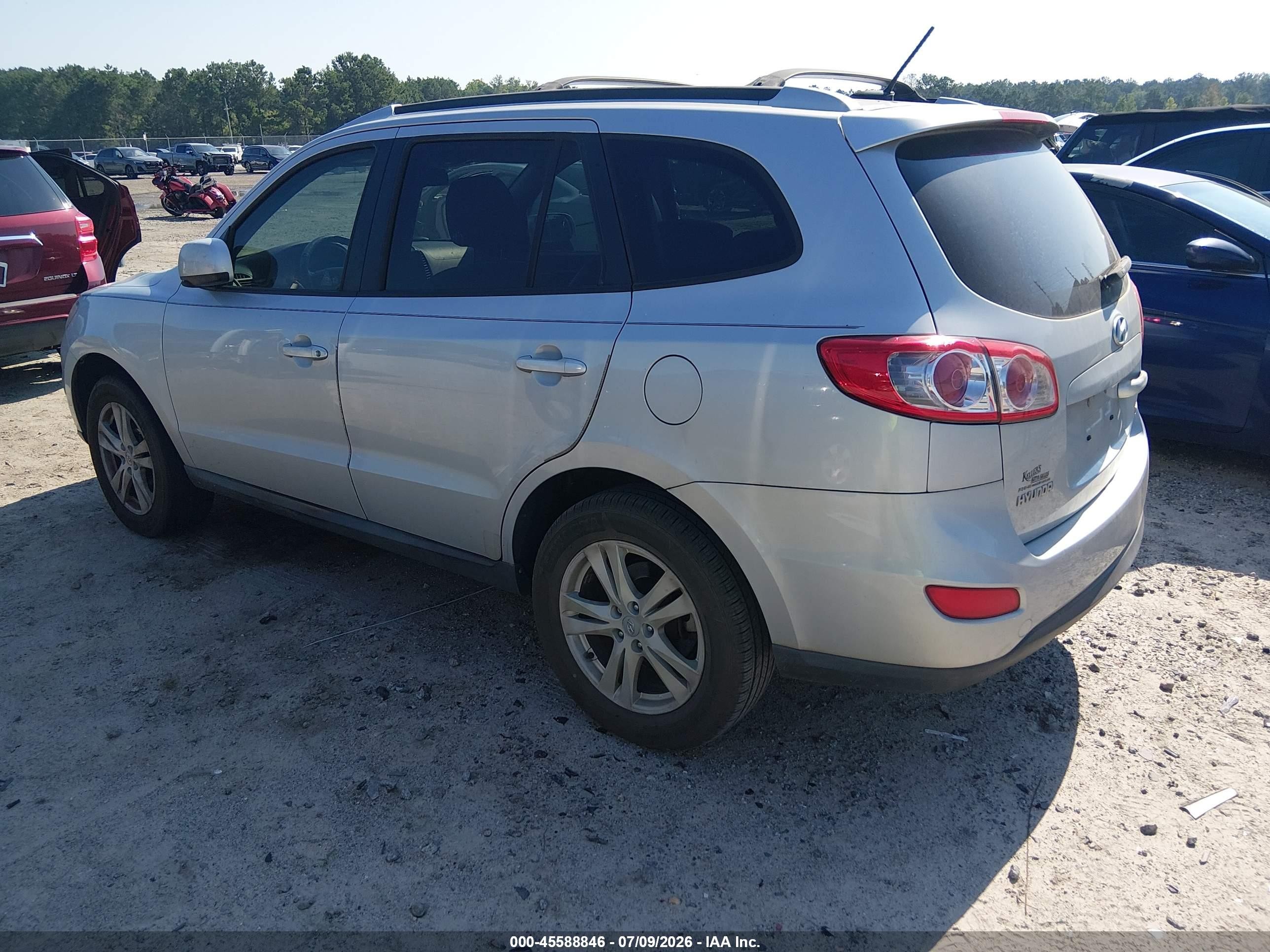 2010 Hyundai Santa Fe Se Серебряный vin: 5NMSH4AG0AH395223