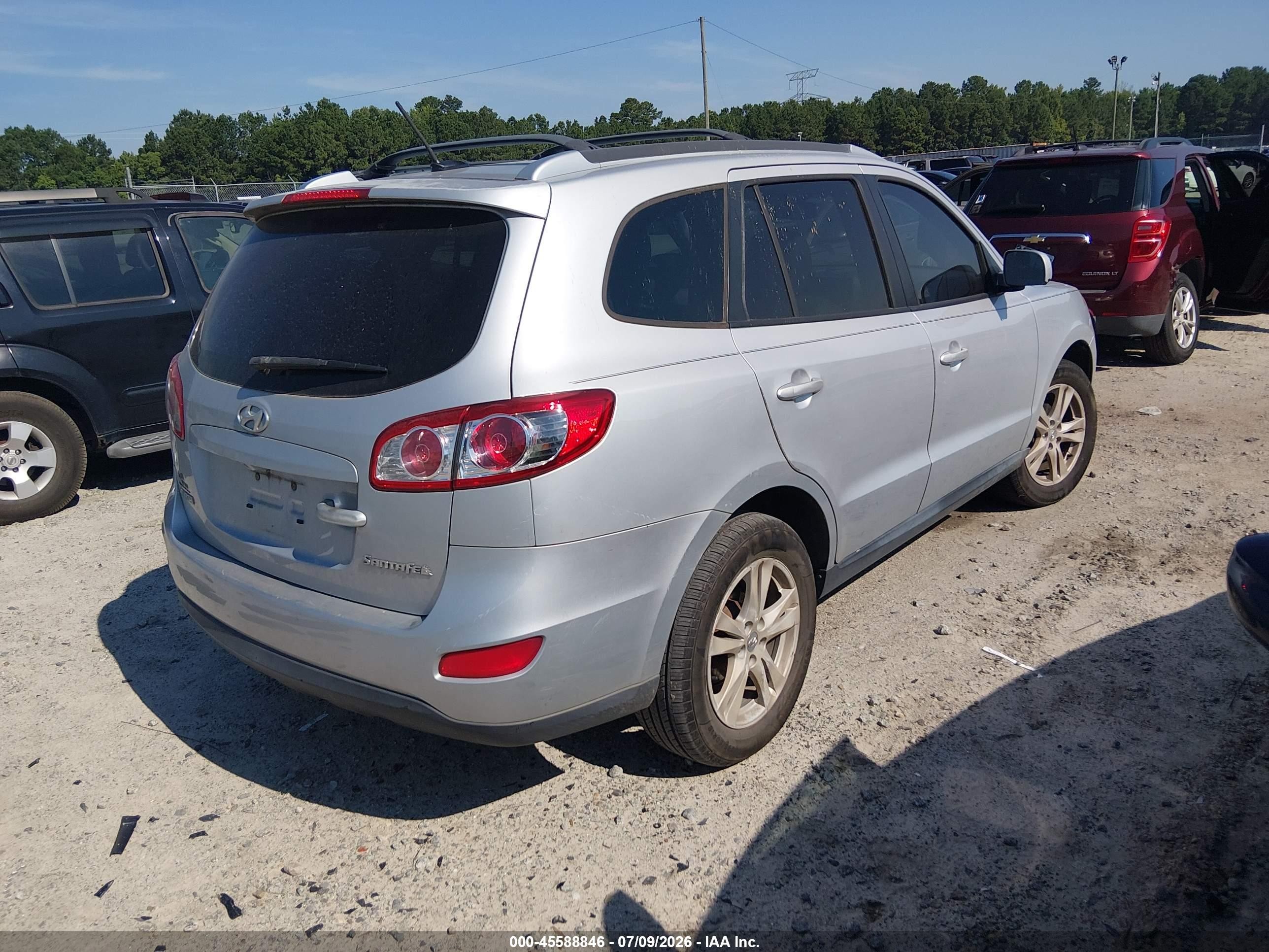 2010 Hyundai Santa Fe Se Серебряный vin: 5NMSH4AG0AH395223