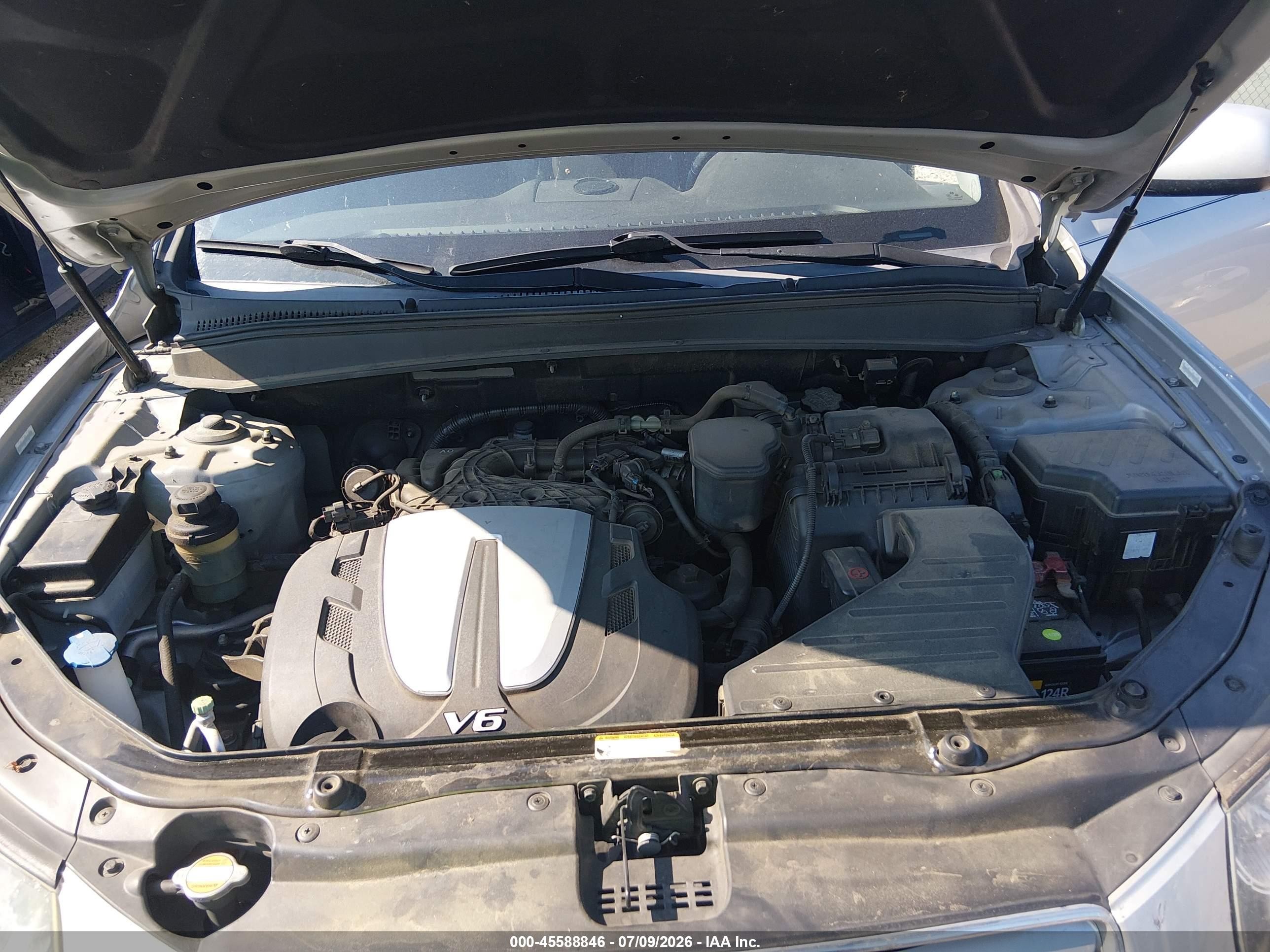 2010 Hyundai Santa Fe Se Серебряный vin: 5NMSH4AG0AH395223