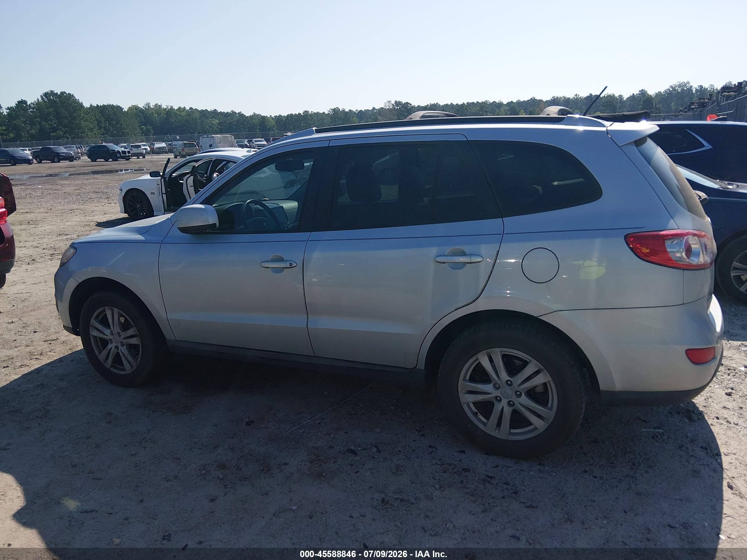 2010 Hyundai Santa Fe Se Серебряный vin: 5NMSH4AG0AH395223