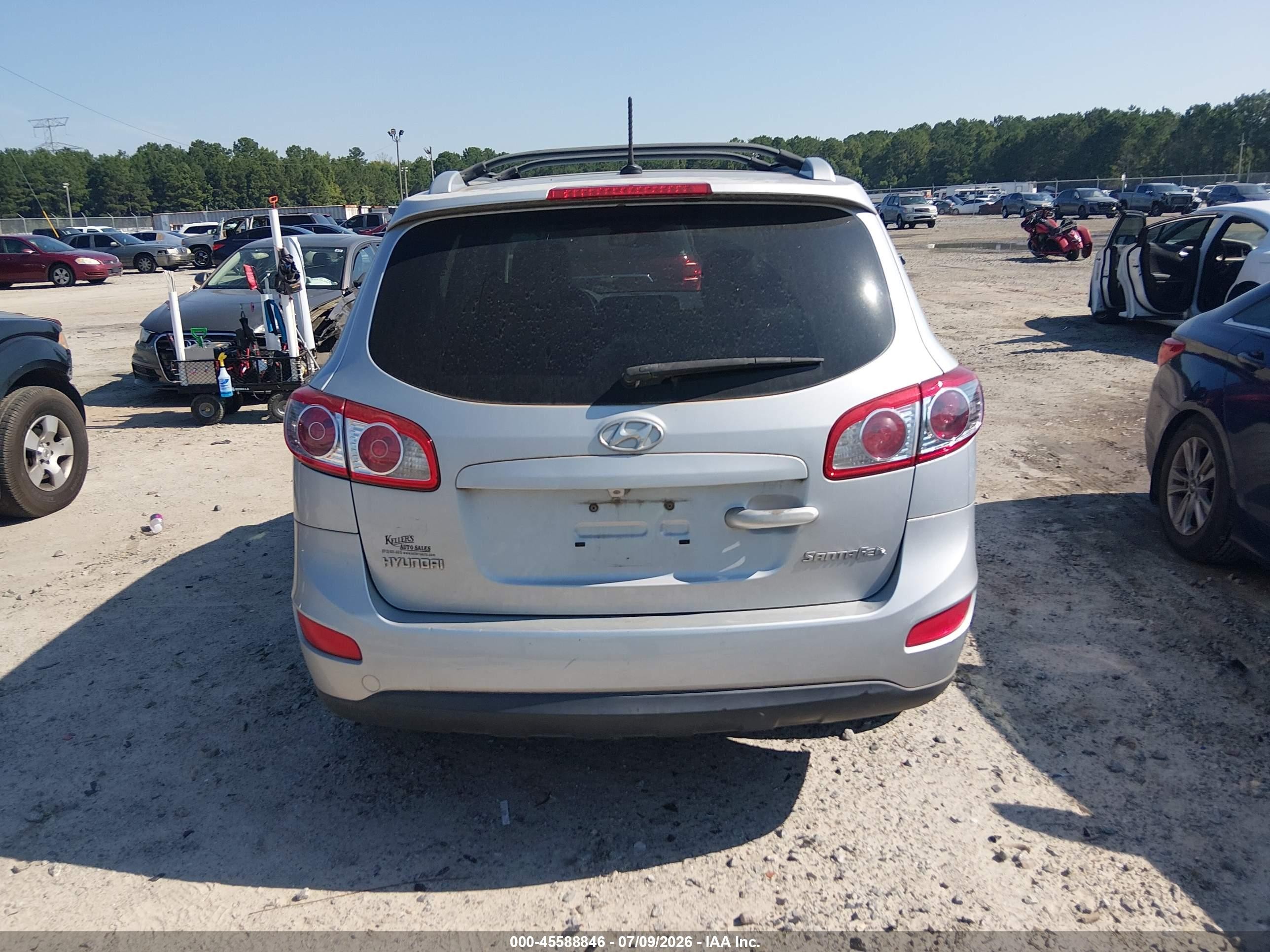 2010 Hyundai Santa Fe Se Серебряный vin: 5NMSH4AG0AH395223