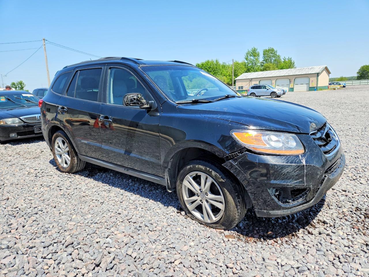 2010 Hyundai Santa Fe Se Black vin: 5NMSH4AG1AH374915