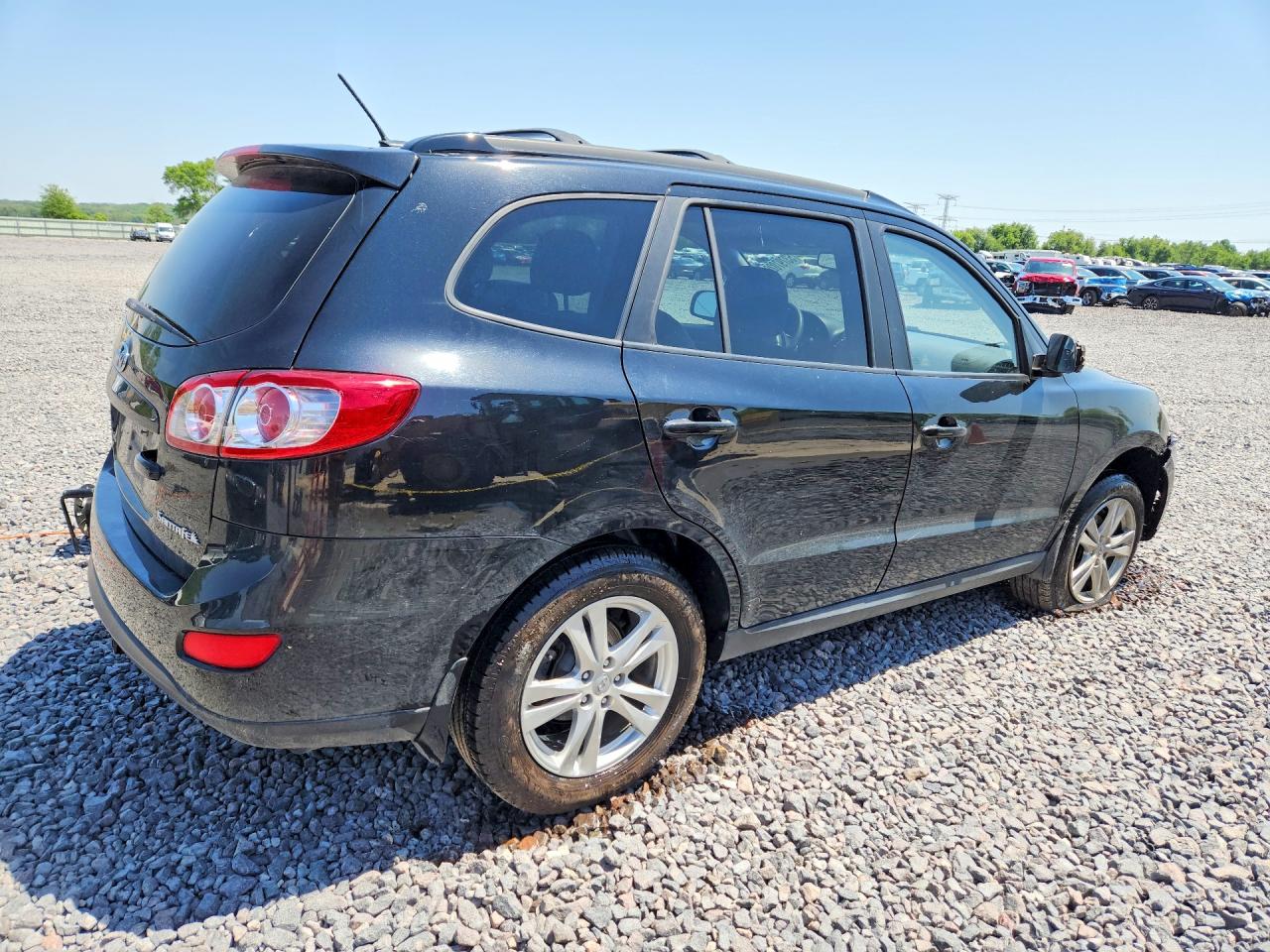 2010 Hyundai Santa Fe Se Black vin: 5NMSH4AG1AH374915
