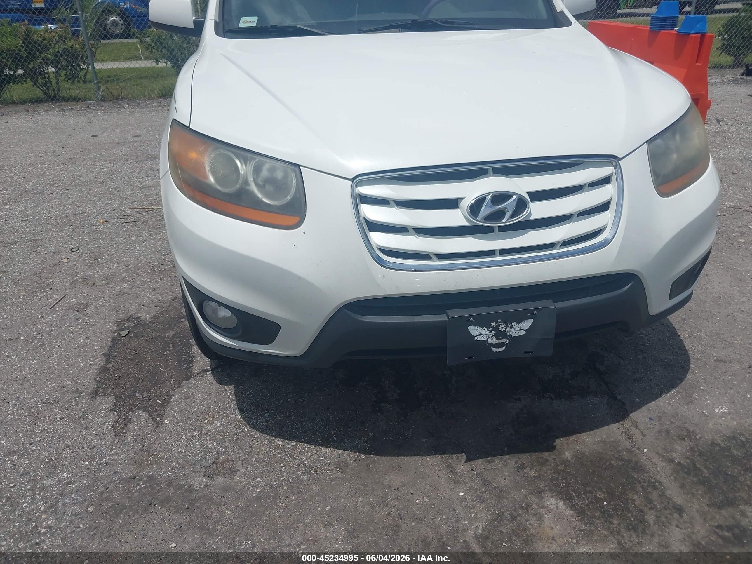 2010 Hyundai Santa Fe Se White vin: 5NMSH4AG2AH362207
