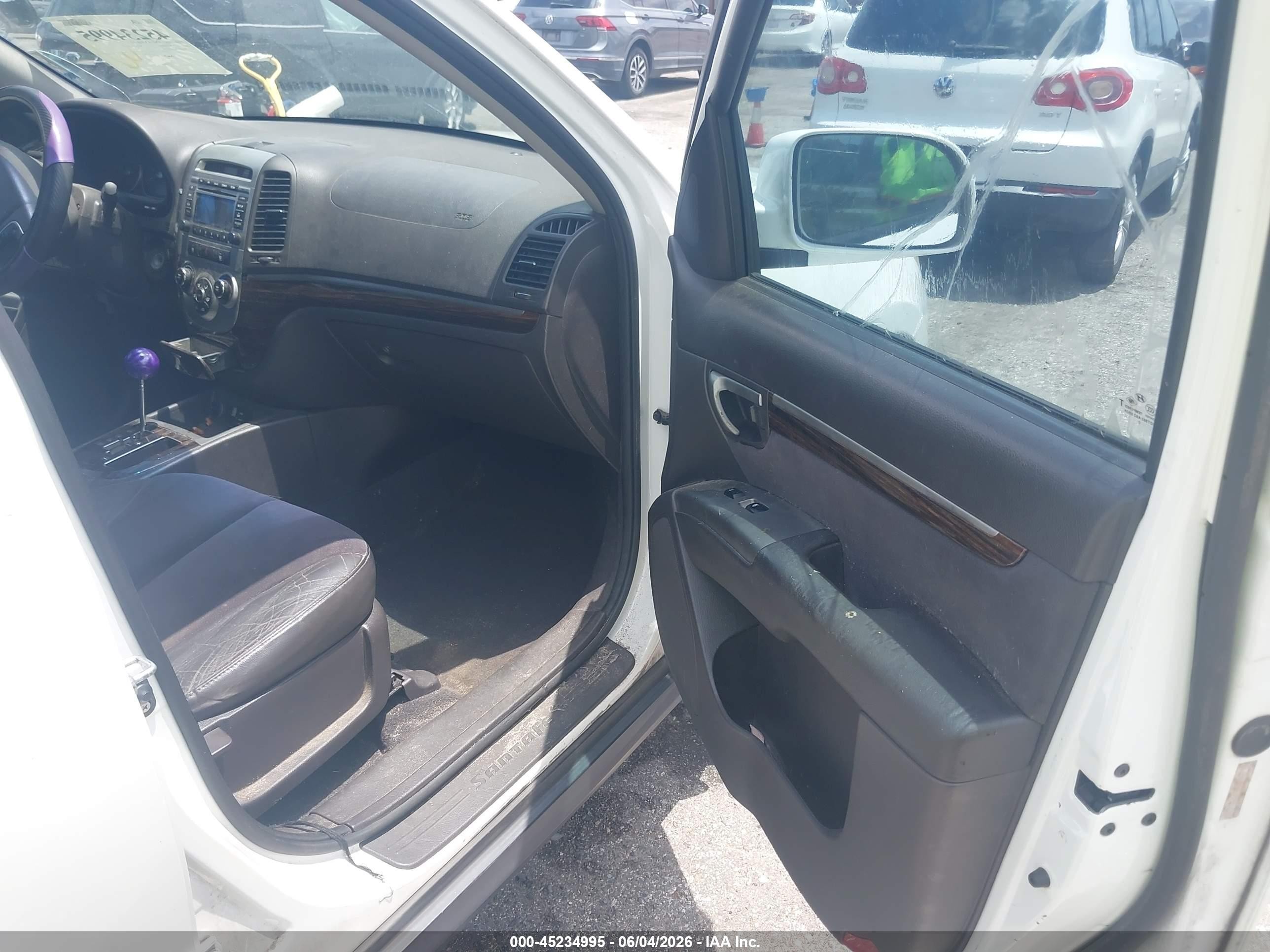 2010 Hyundai Santa Fe Se White vin: 5NMSH4AG2AH362207