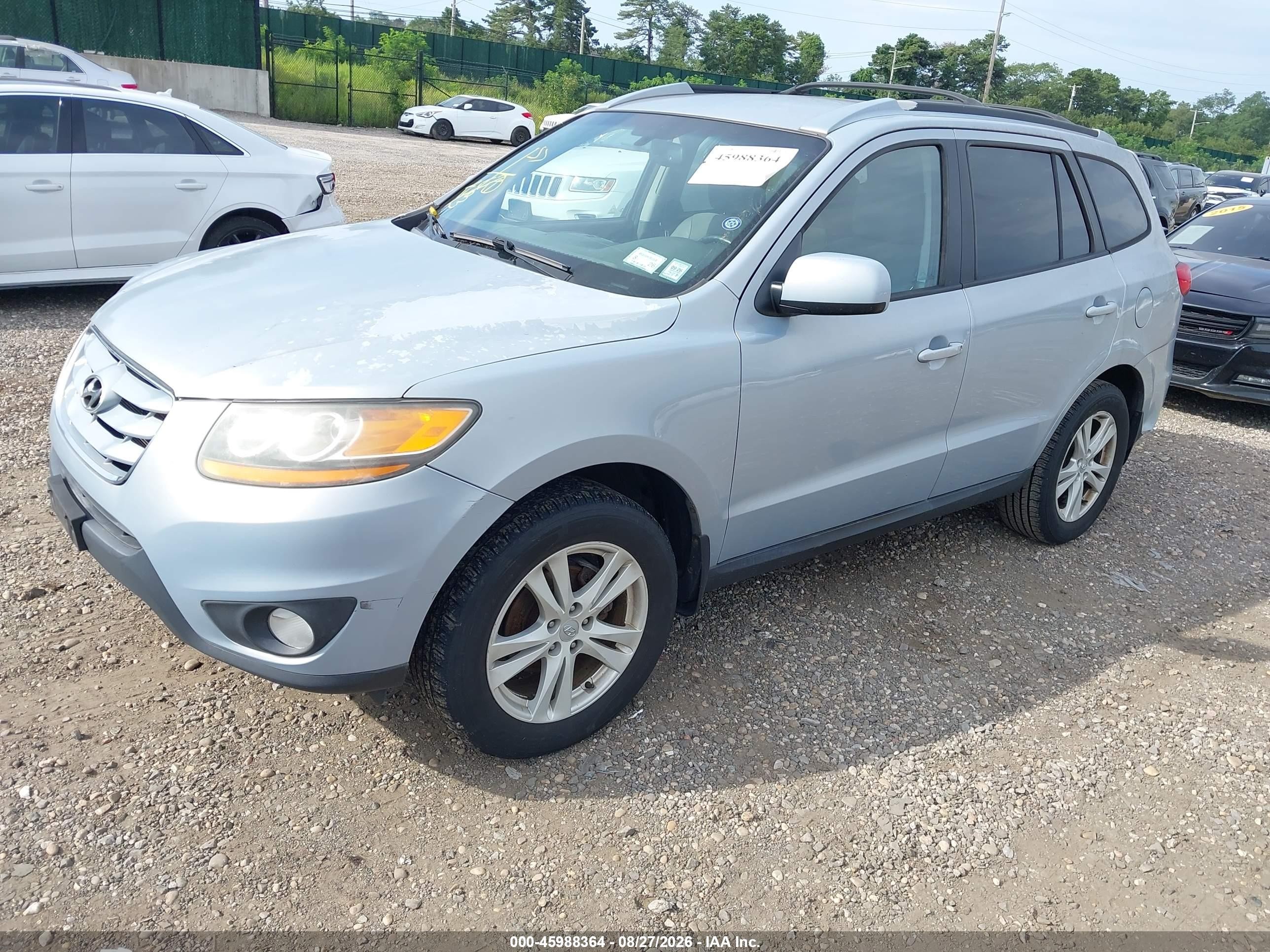 2010 Hyundai Santa Fe Se Blue vin: 5NMSH4AG2AH408893