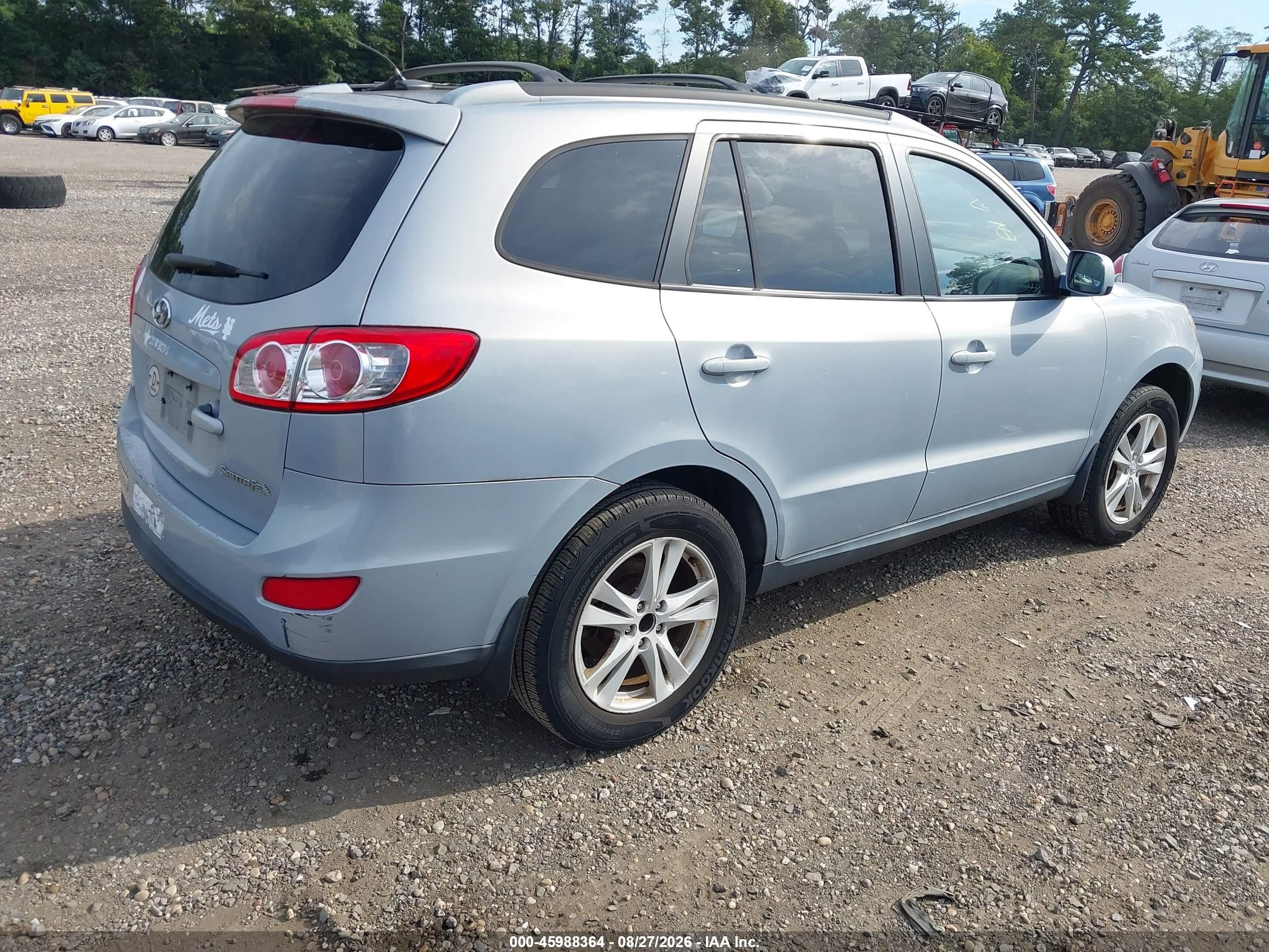 2010 Hyundai Santa Fe Se Blue vin: 5NMSH4AG2AH408893