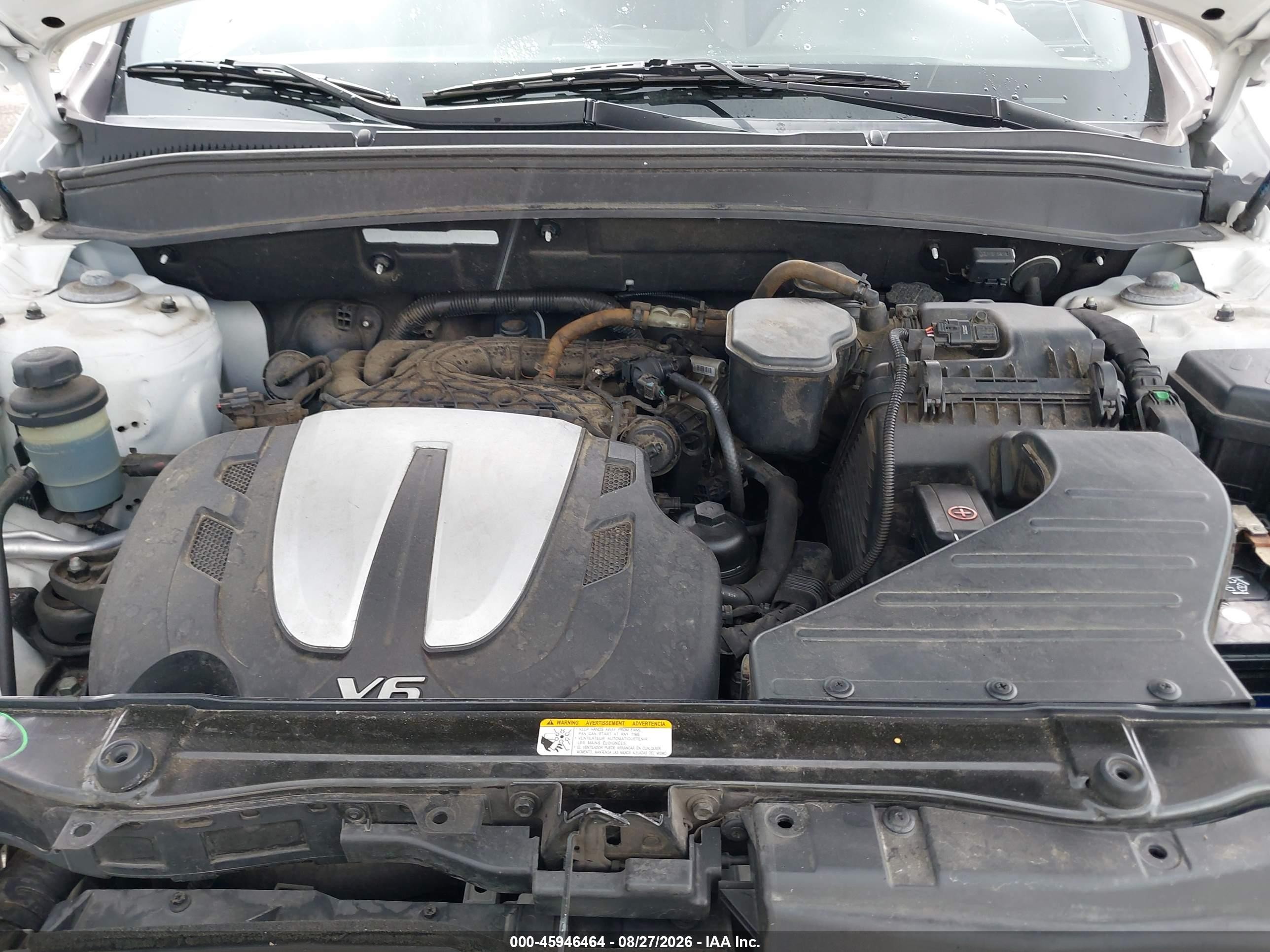2010 Hyundai Santa Fe Se Белый vin: 5NMSH4AG3AH349868