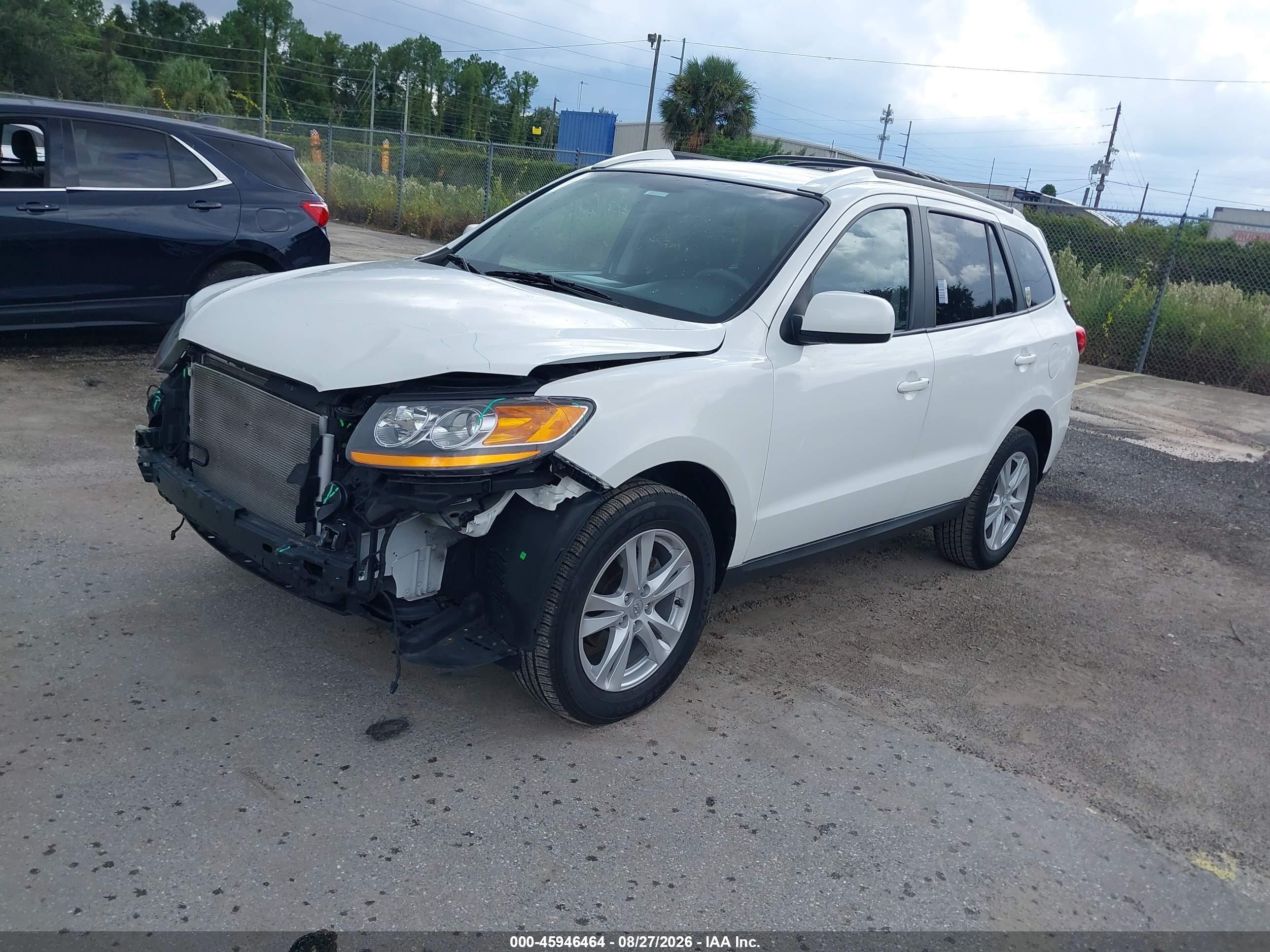 2010 Hyundai Santa Fe Se Белый vin: 5NMSH4AG3AH349868