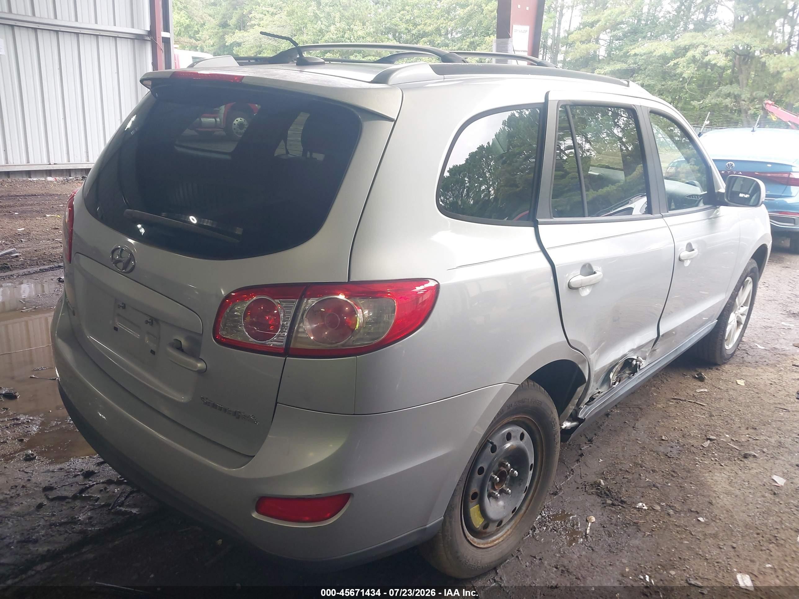 2010 Hyundai Santa Fe Se Gray vin: 5NMSH4AG3AH392610