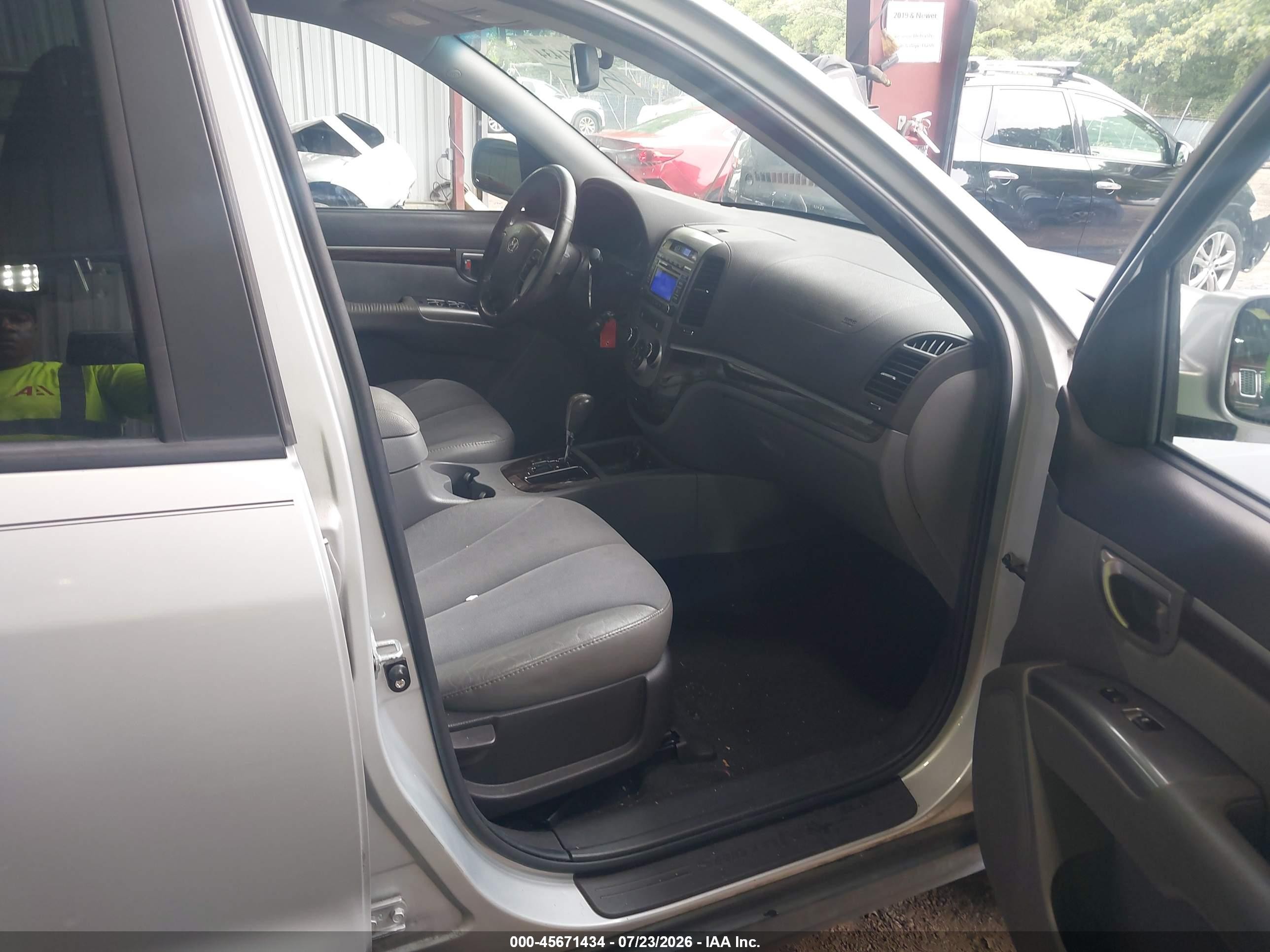 2010 Hyundai Santa Fe Se Gray vin: 5NMSH4AG3AH392610